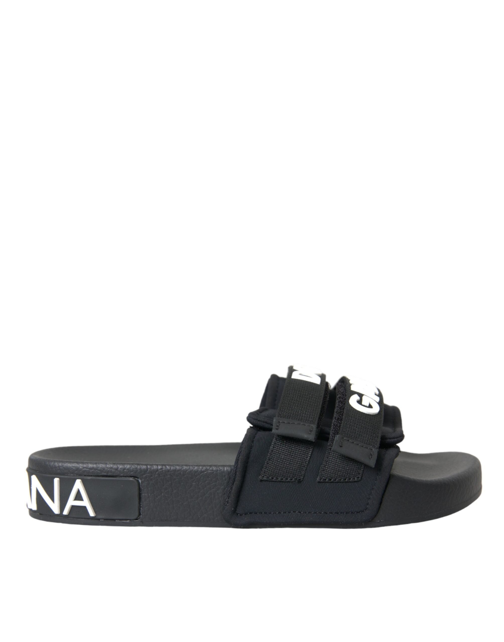 Sandales Dolce & Gabbana Slide noires