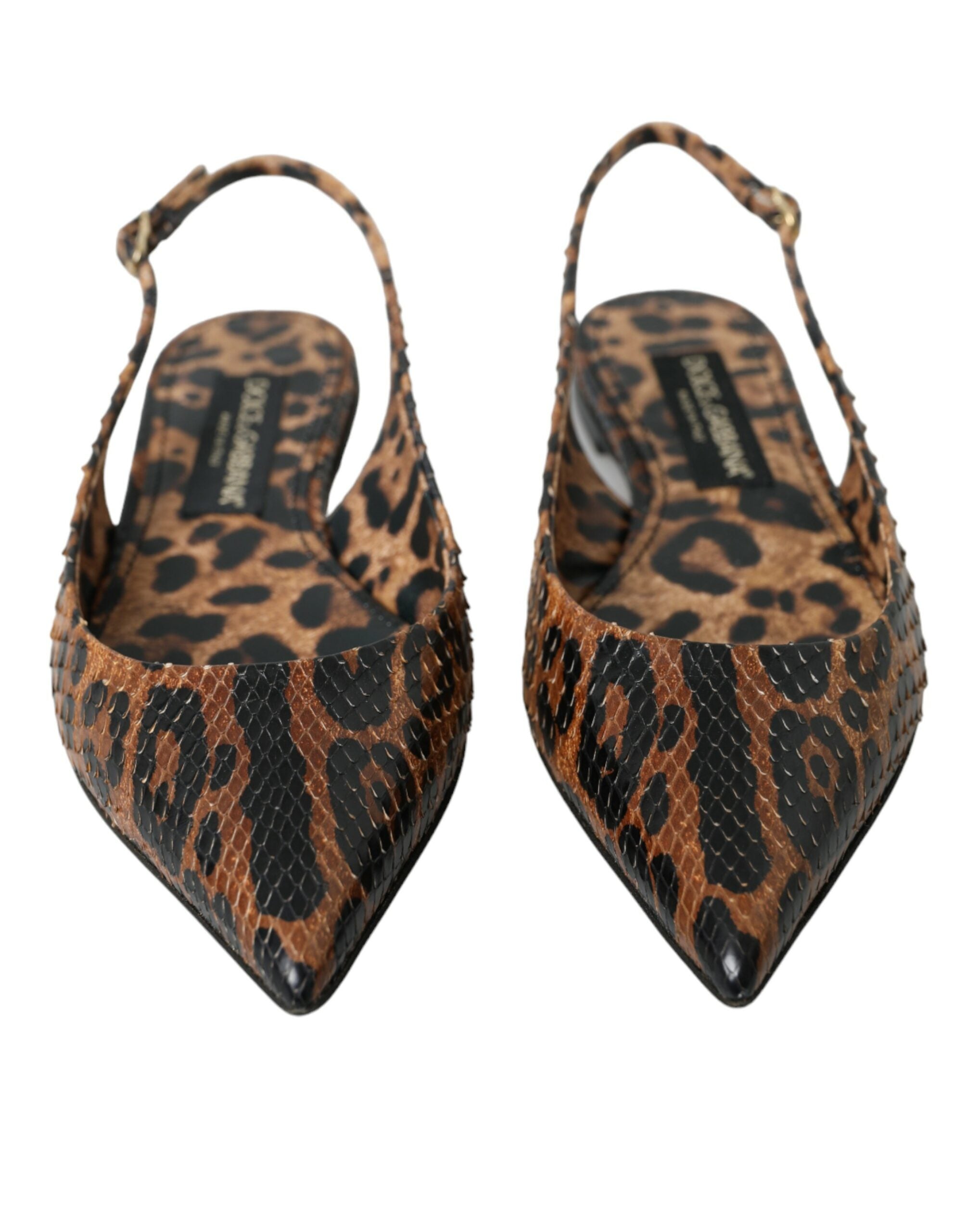 Escarpins Dolce & Gabbana Slingback bruns