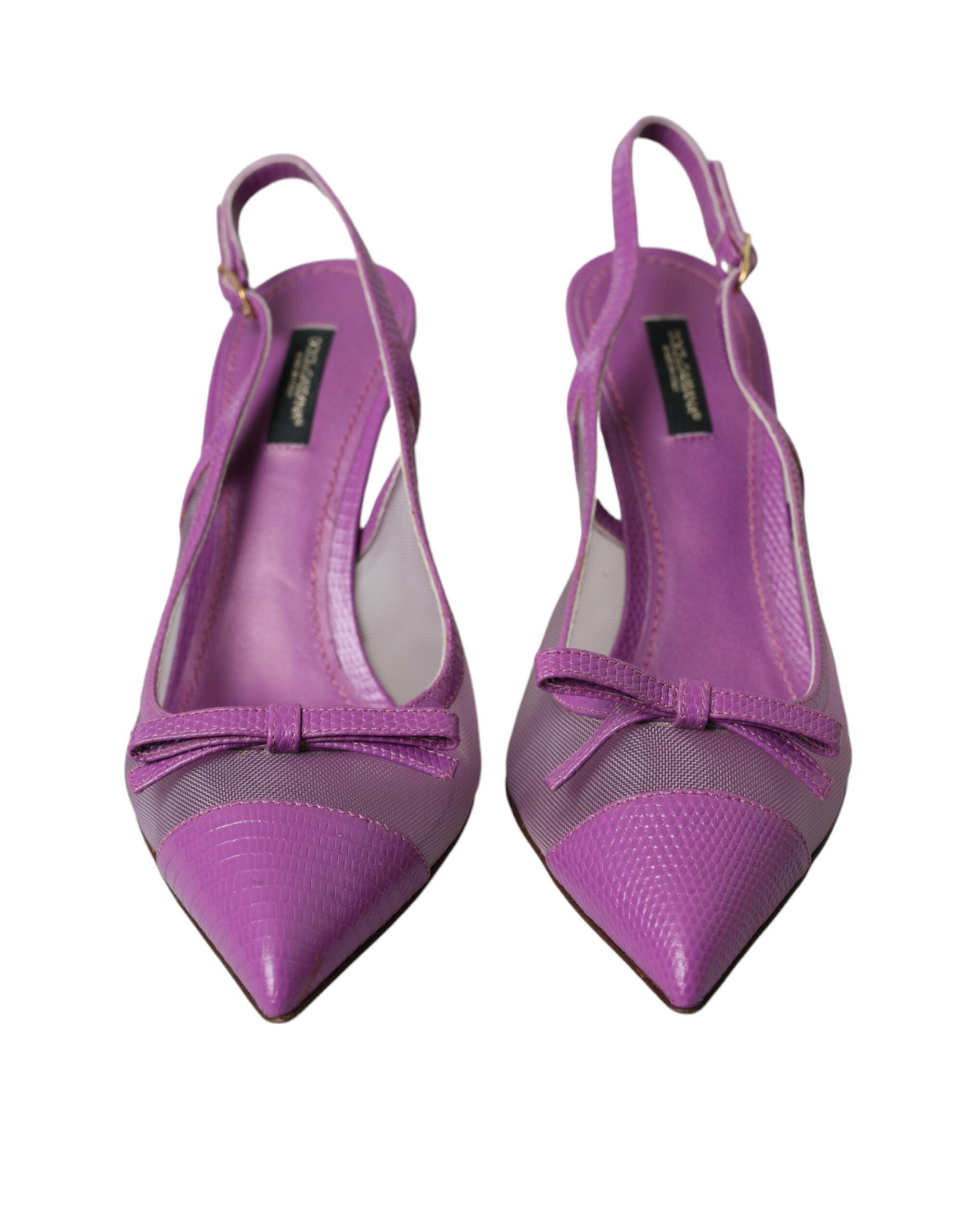 Escarpins Dolce & Gabbana slingback violets