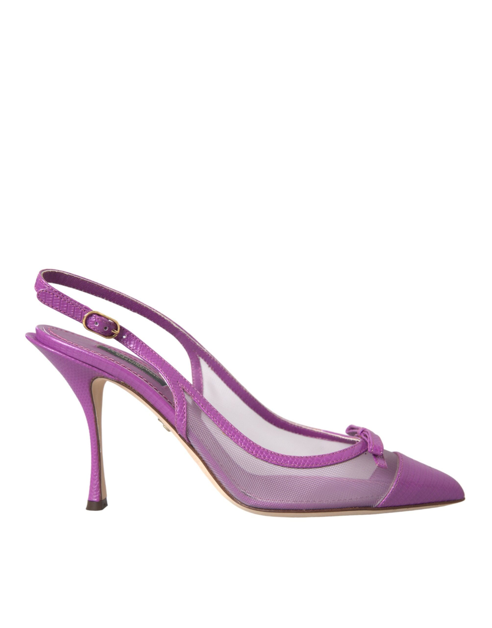 Escarpins Dolce & Gabbana slingback violets