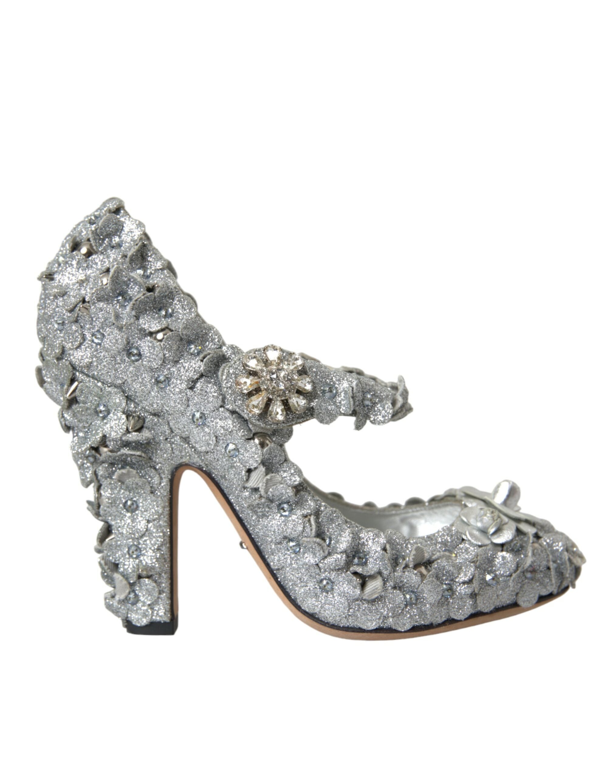 Pumps Dolce & Gabbana Mary Janes argentées