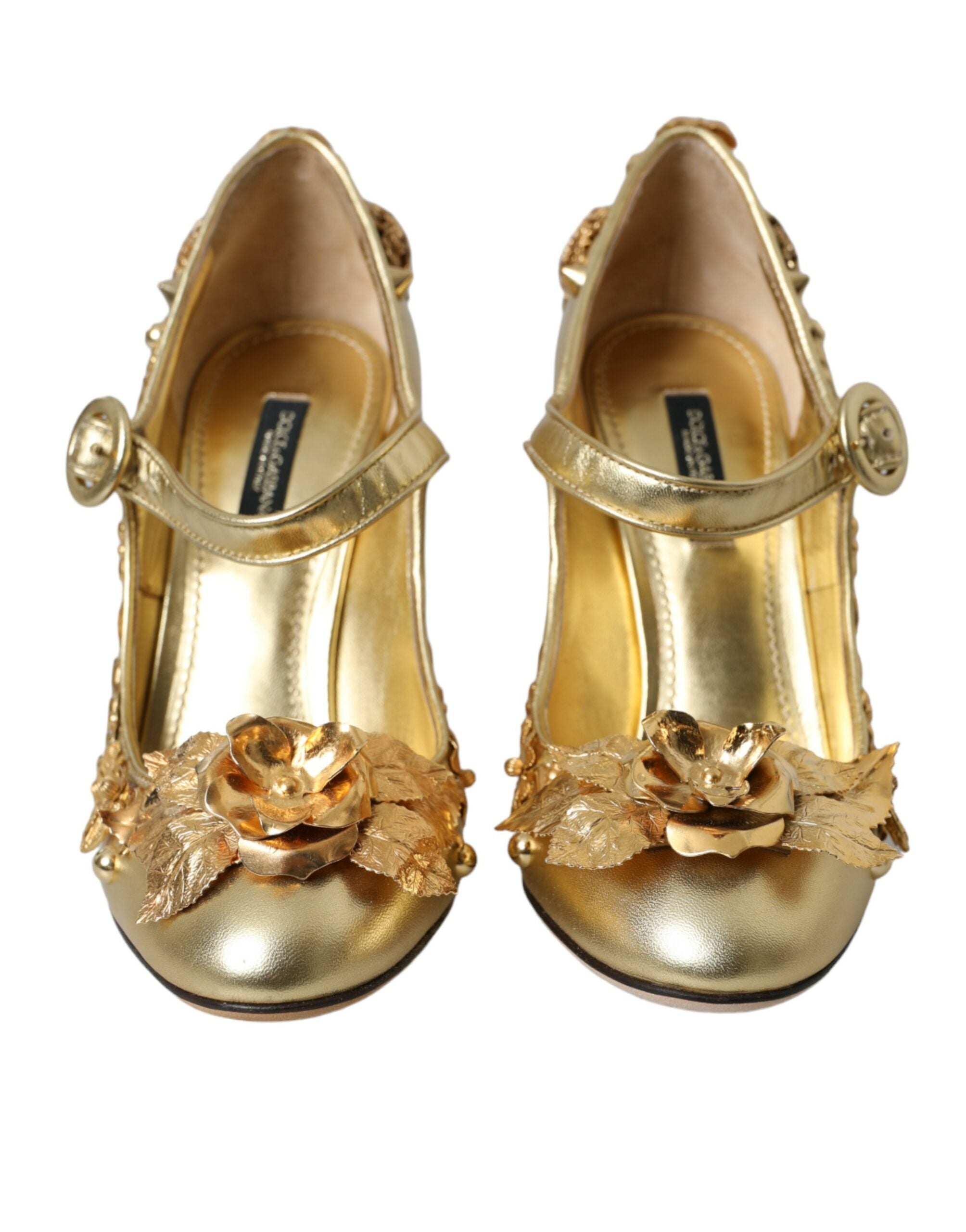 Pumps Dolce & Gabbana Mary Janes dorées