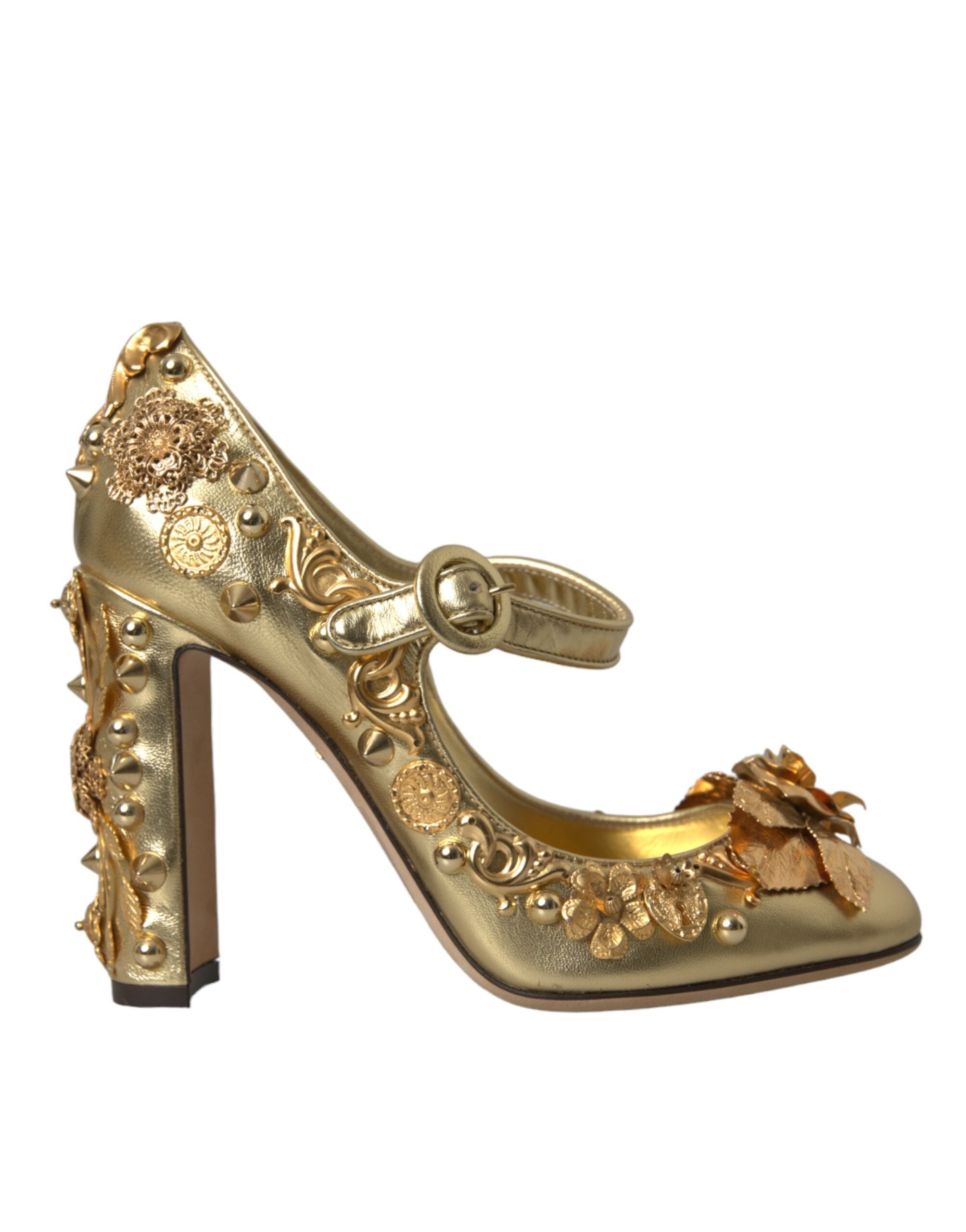 Pumps Dolce & Gabbana Mary Janes dorées