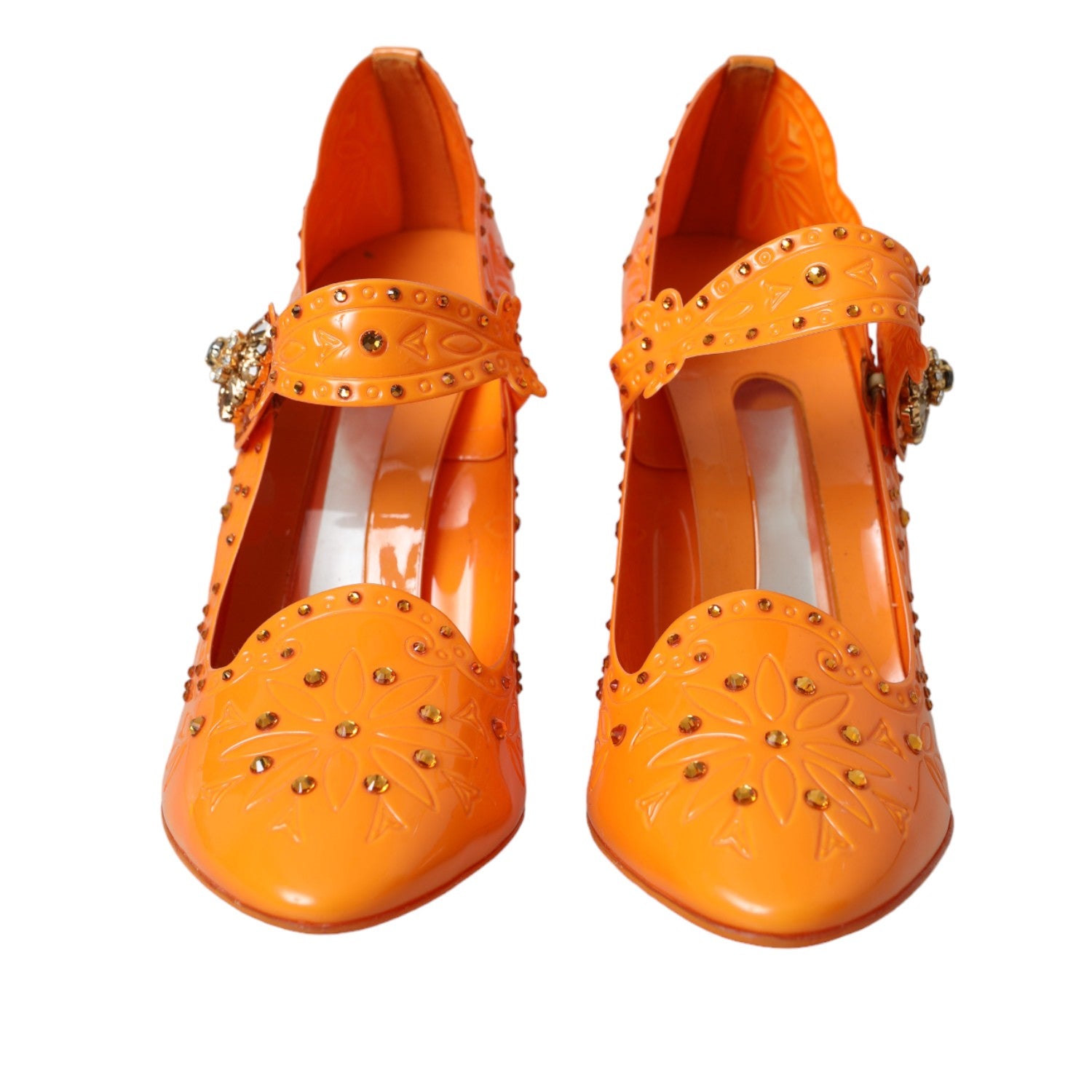 Pompes Dolce & Gabbana Cinderella orange