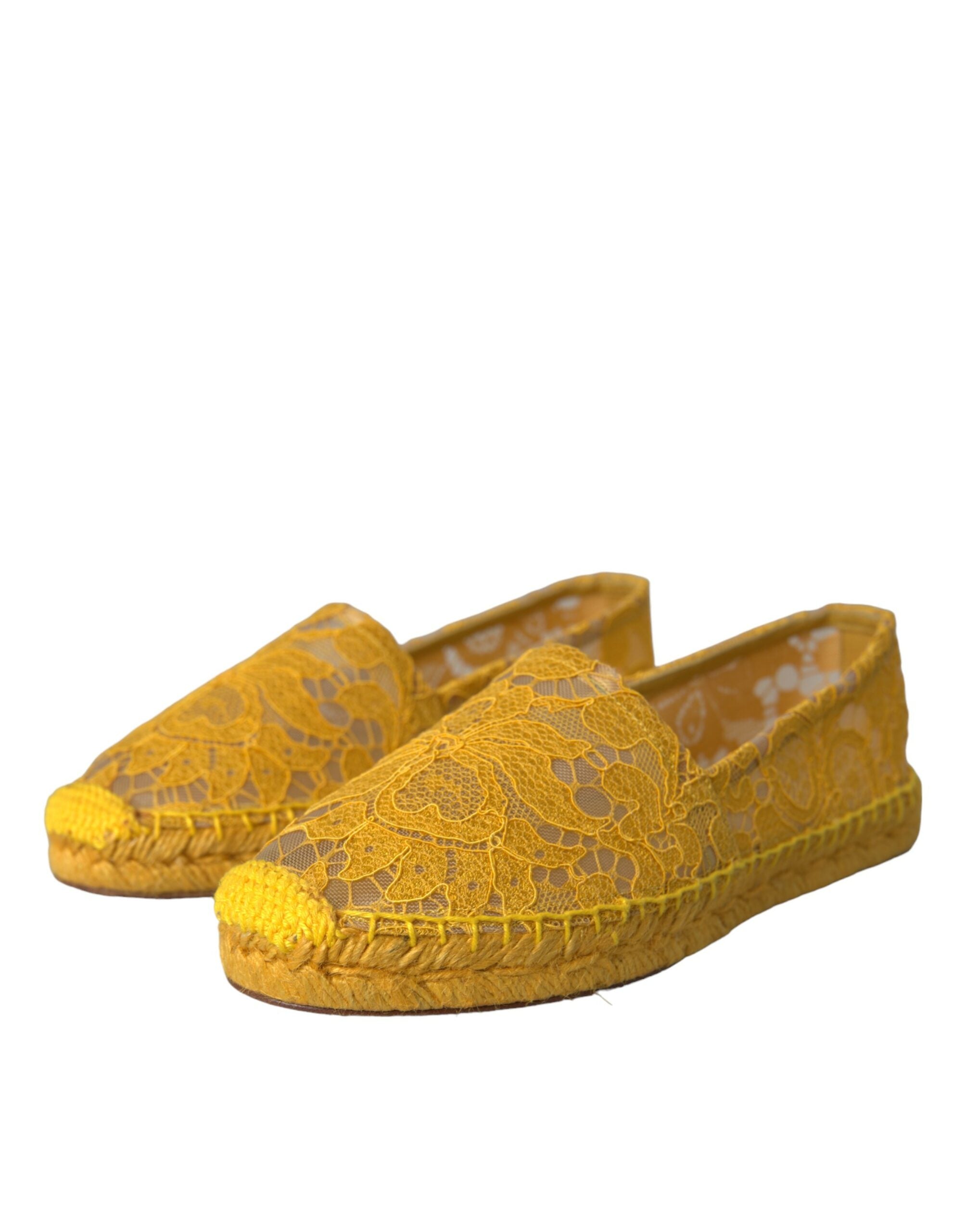 Espadrilles Dolce & Gabbana Taormina jaunes