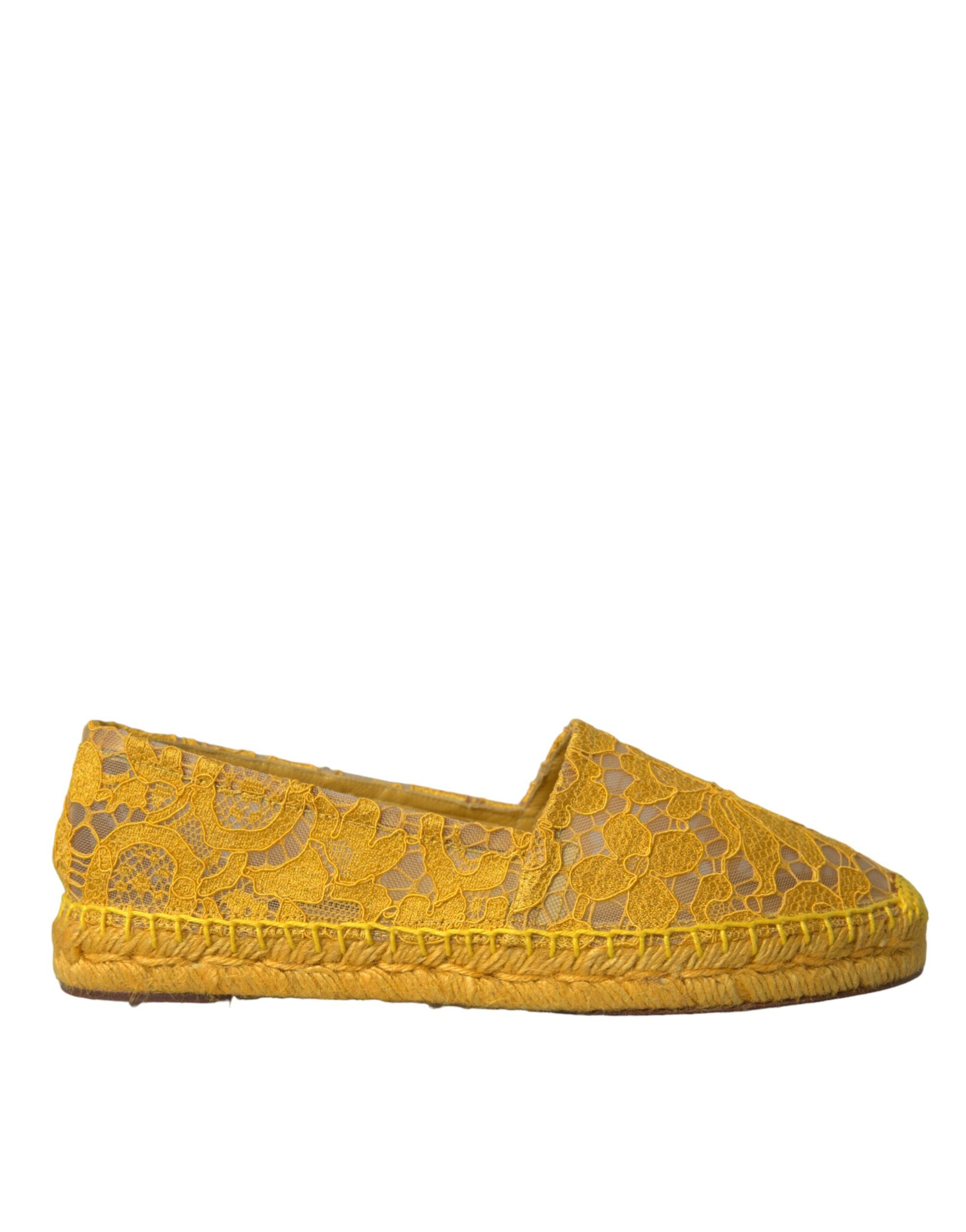 Espadrilles Dolce & Gabbana Taormina jaunes