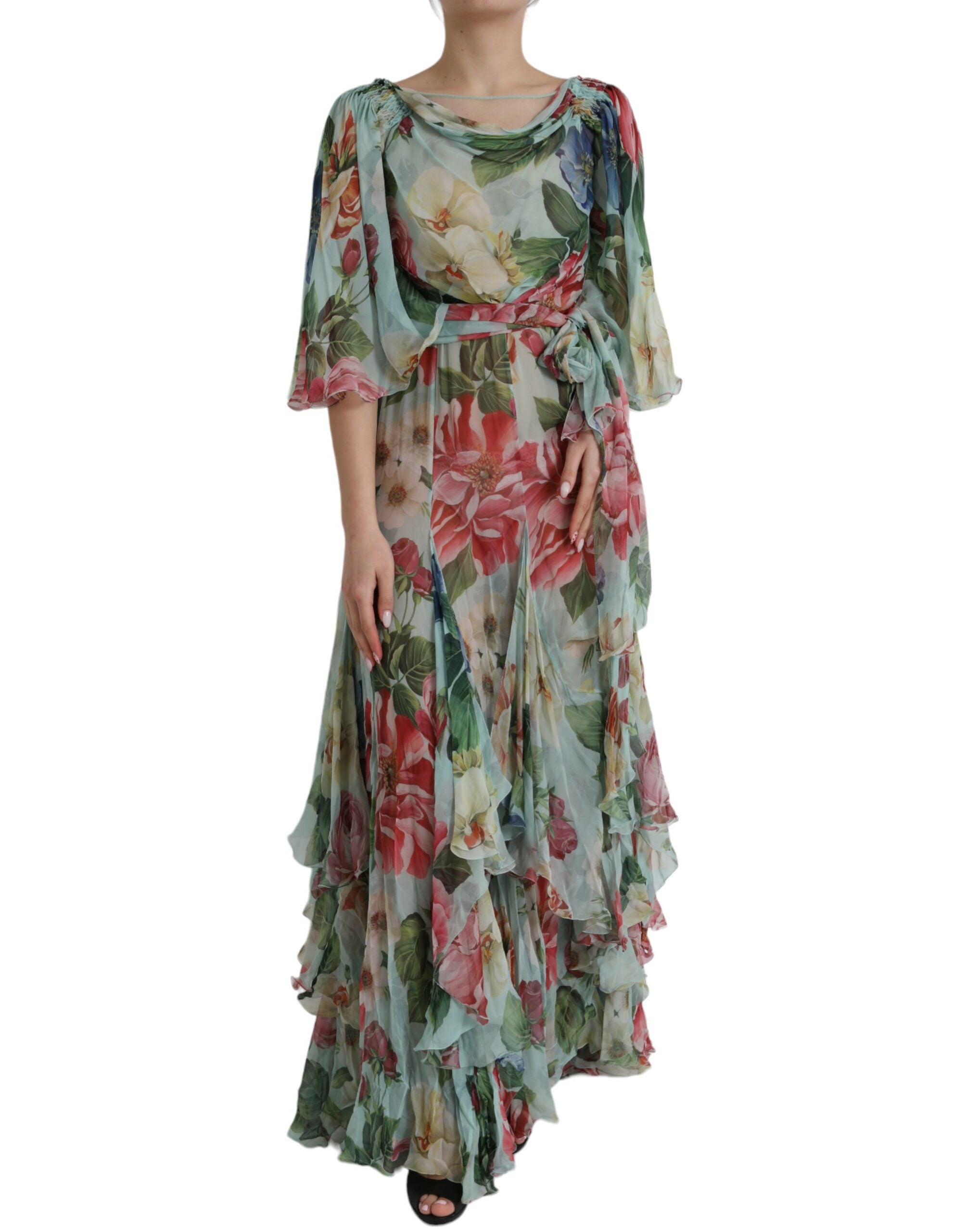 Robe Dolce & Gabbana Maxi bleue