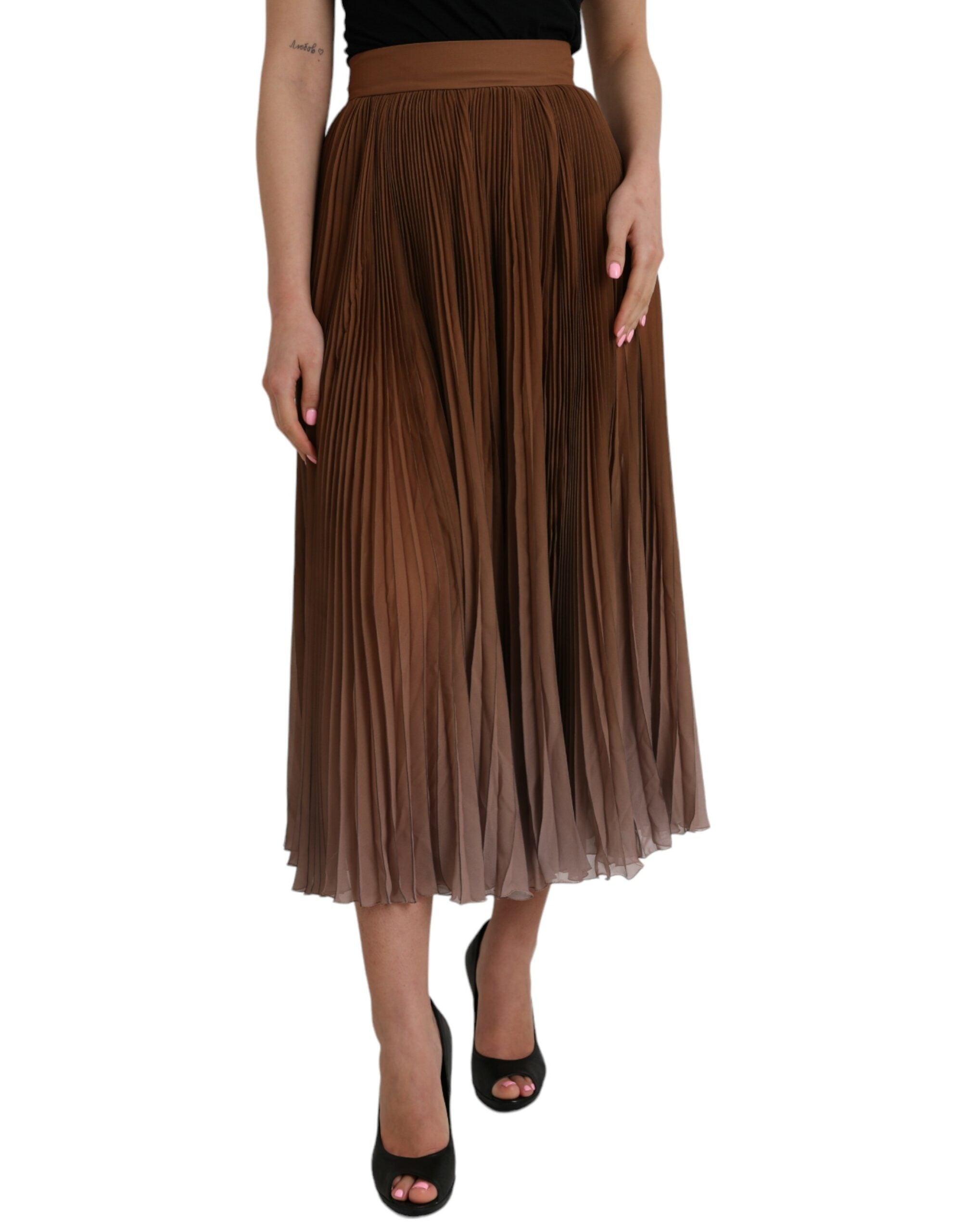 Jupe Dolce & Gabbana midi marron