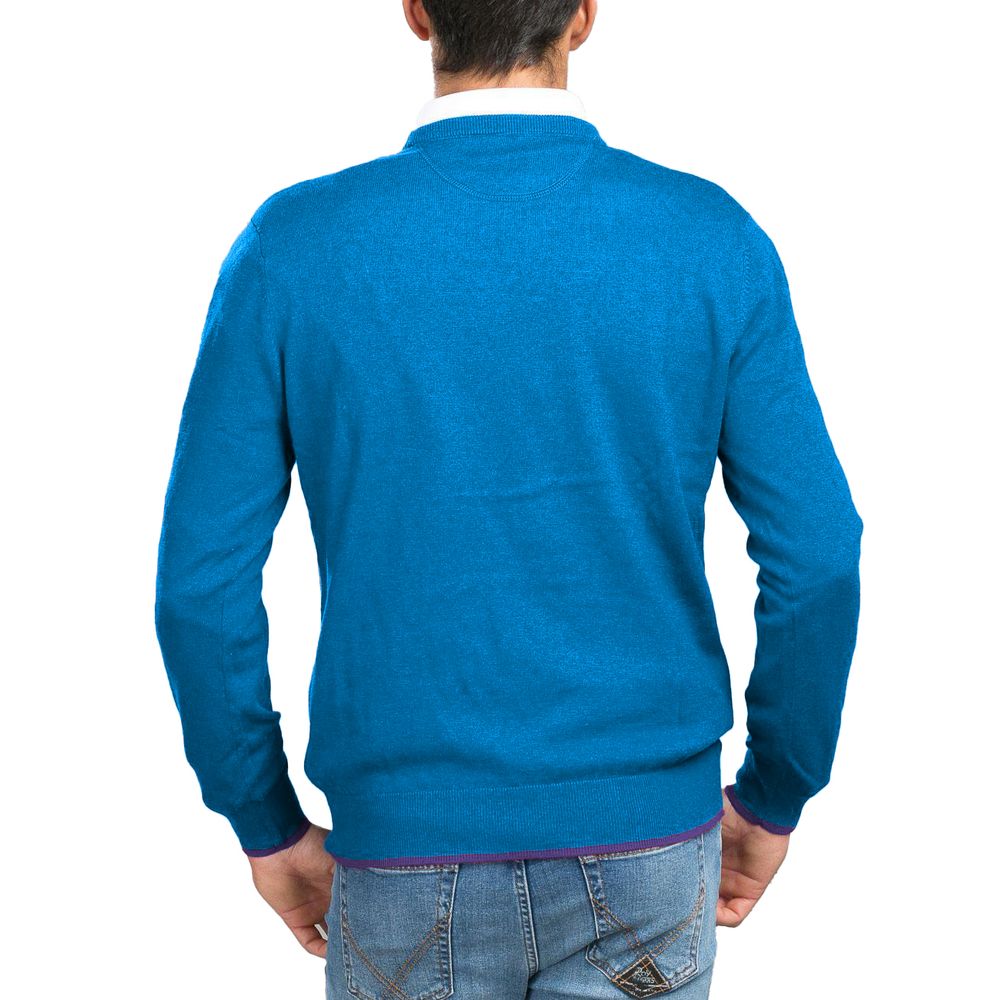 Pull La Martina crew-neck bleu