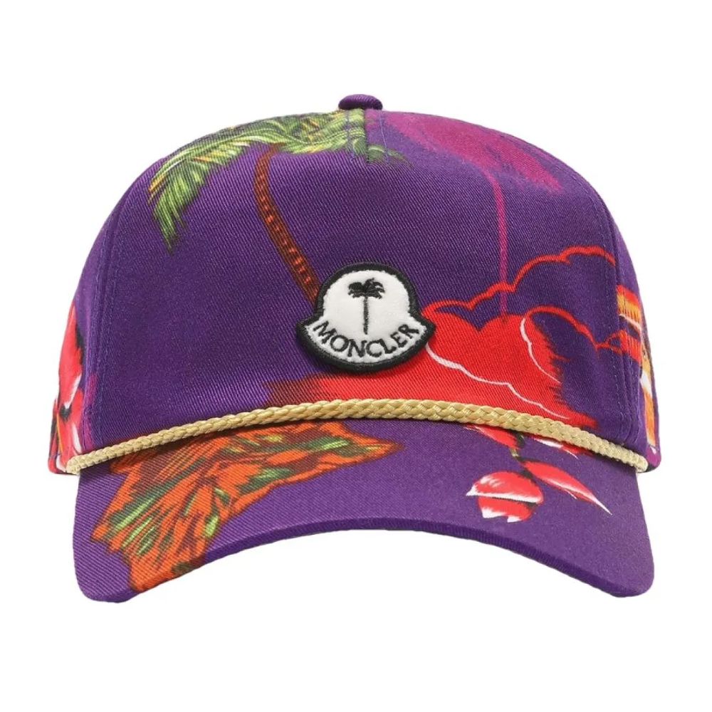 Casquette Moncler x Palm Angels violette