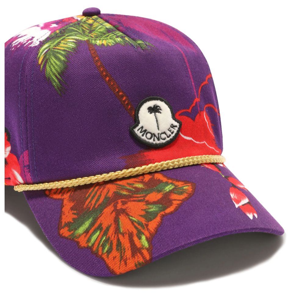 Casquette Moncler x Palm Angels violette