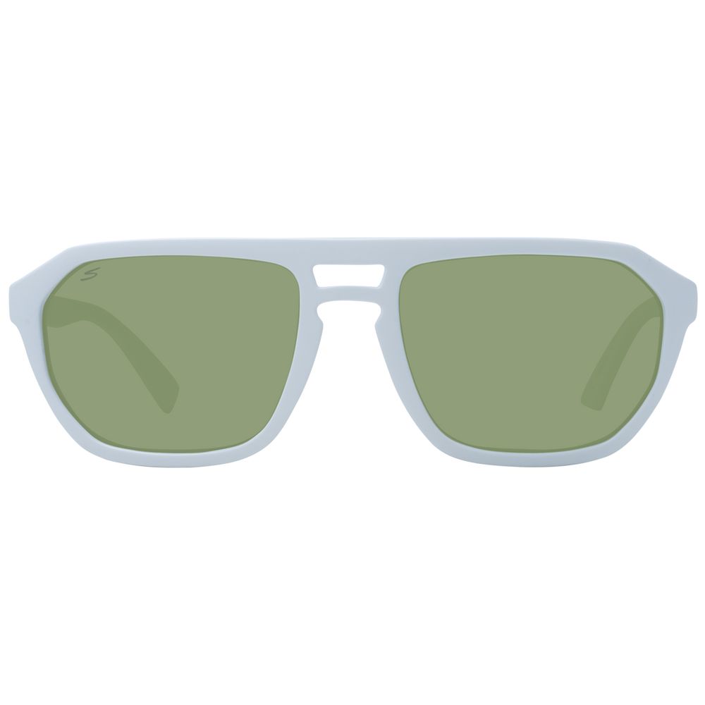 Lunettes de soleil Aviator blanches