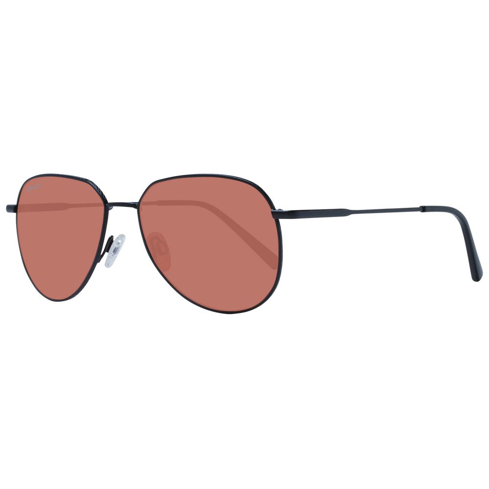 Lunettes de soleil noires orange