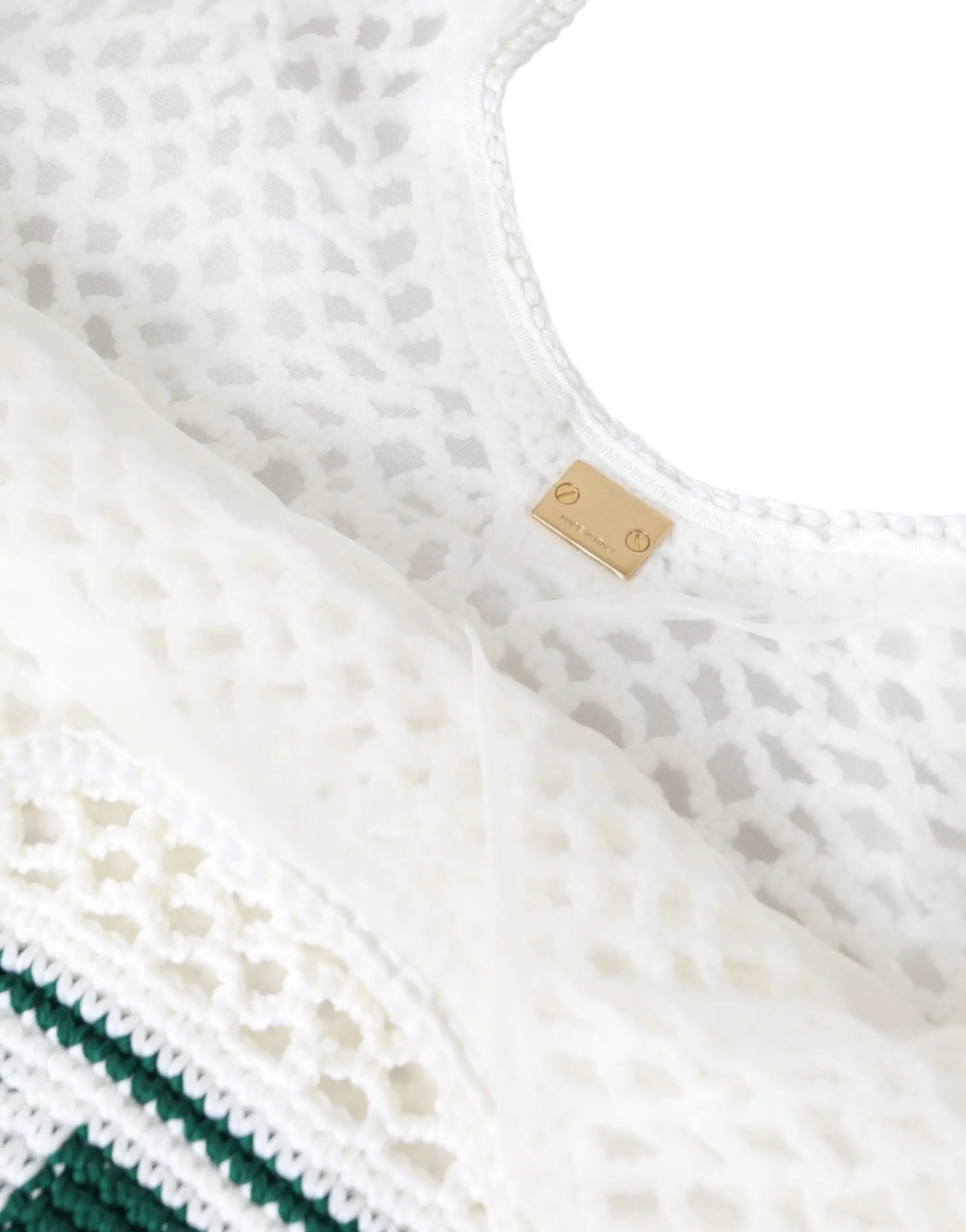 Sac à provisions Dolce & Gabbana blanc vert Dolce & Gabbana