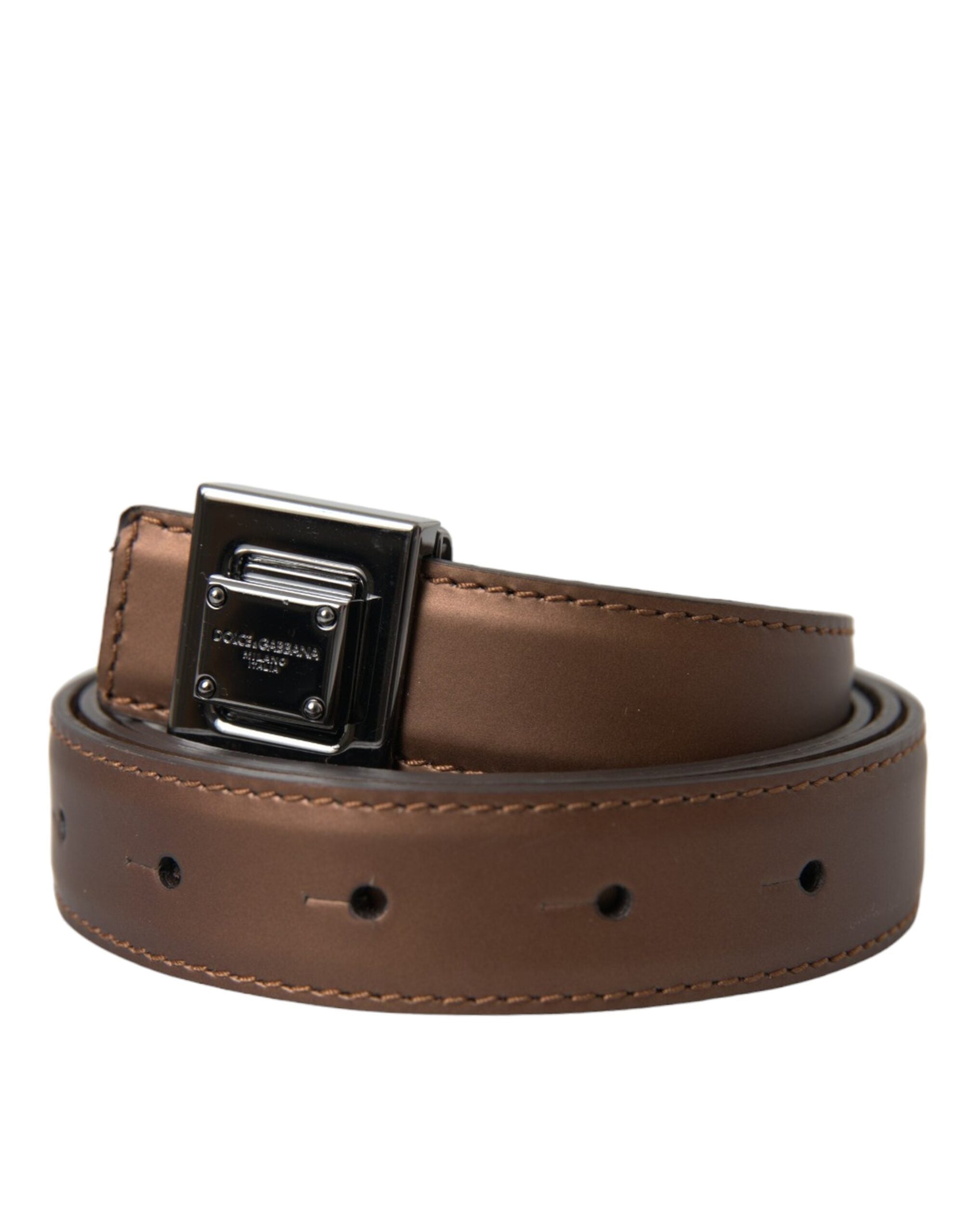 Ceinture Dolce & Gabbana en cuir bronze