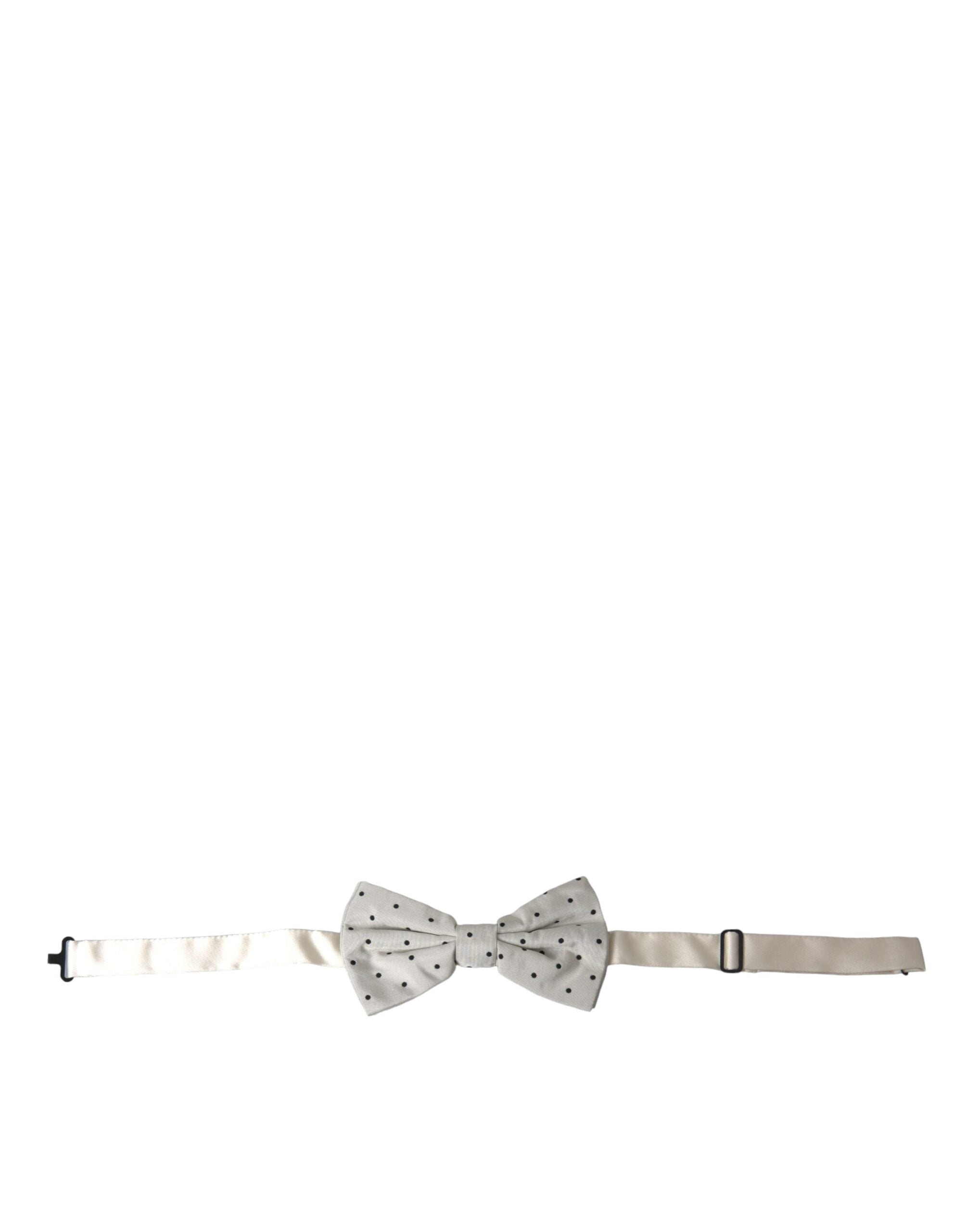 Nœud papillon Dolce & Gabbana à pois blancs et noirs