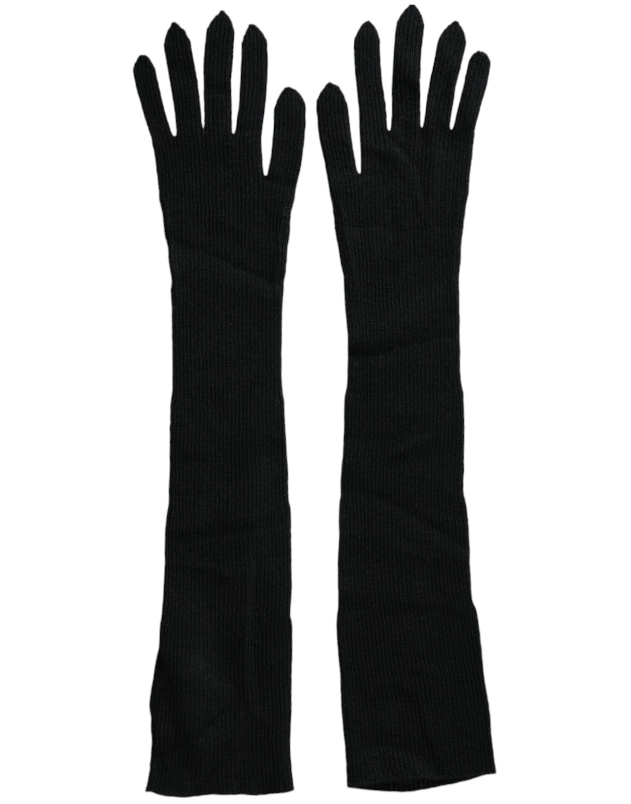 Gants Dolce & Gabbana Élongés noirs