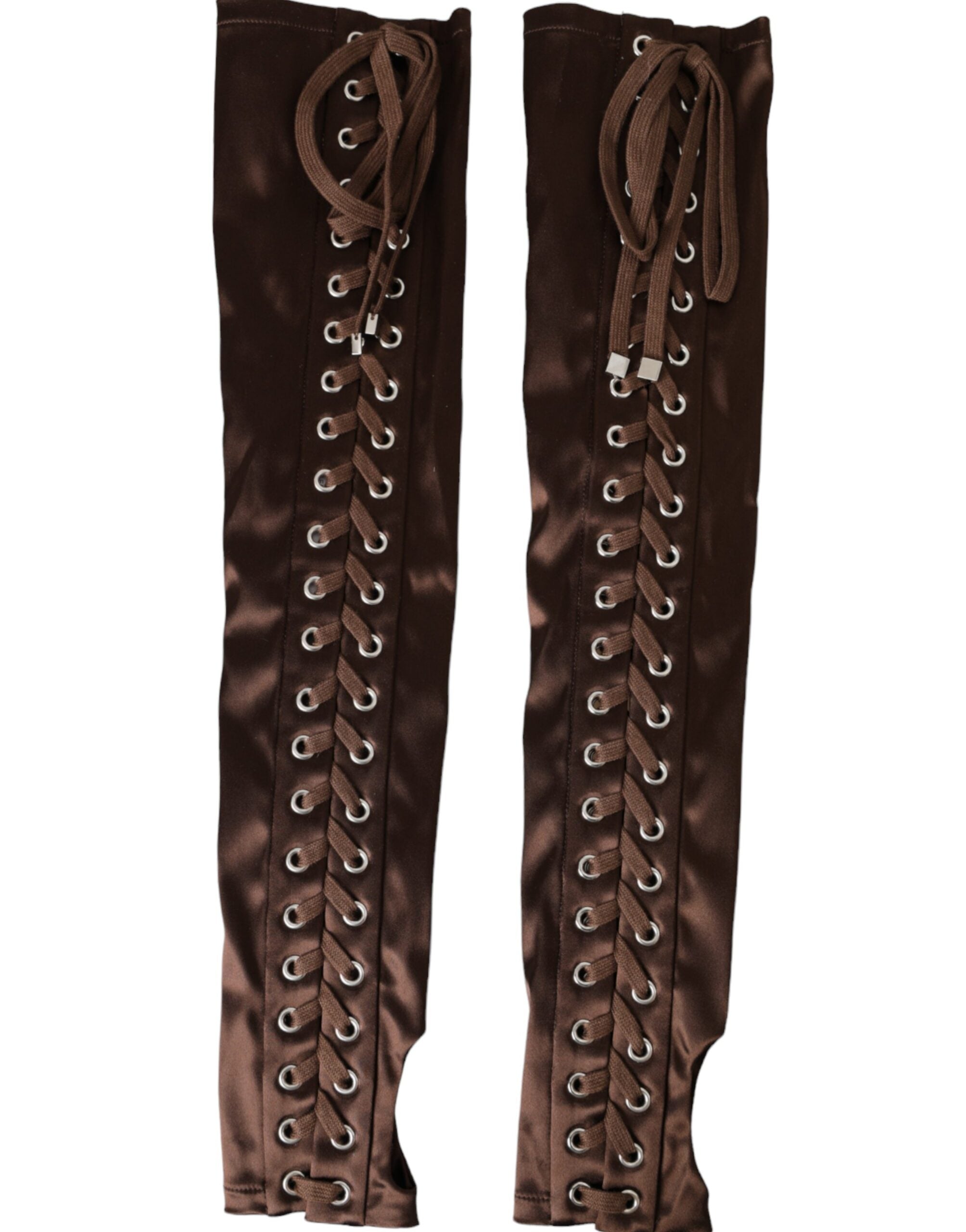 Gants Dolce & Gabbana Elbow bruns