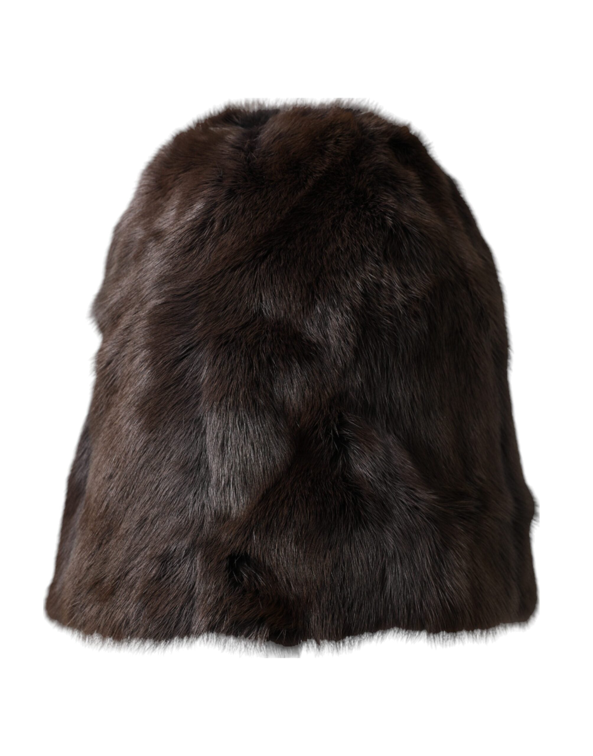 Chapeau Dolce & Gabbana en fourrure marron
