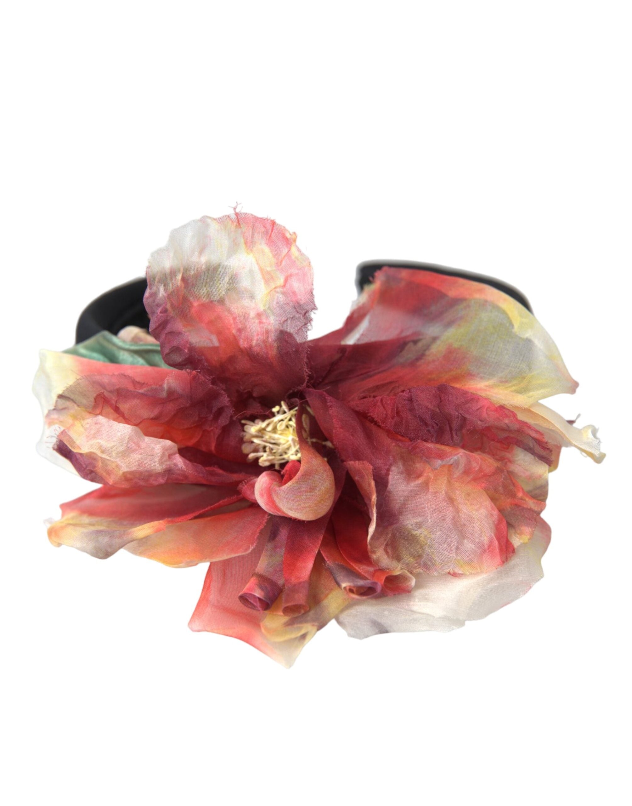 Diadème Dolce & Gabbana floral noir