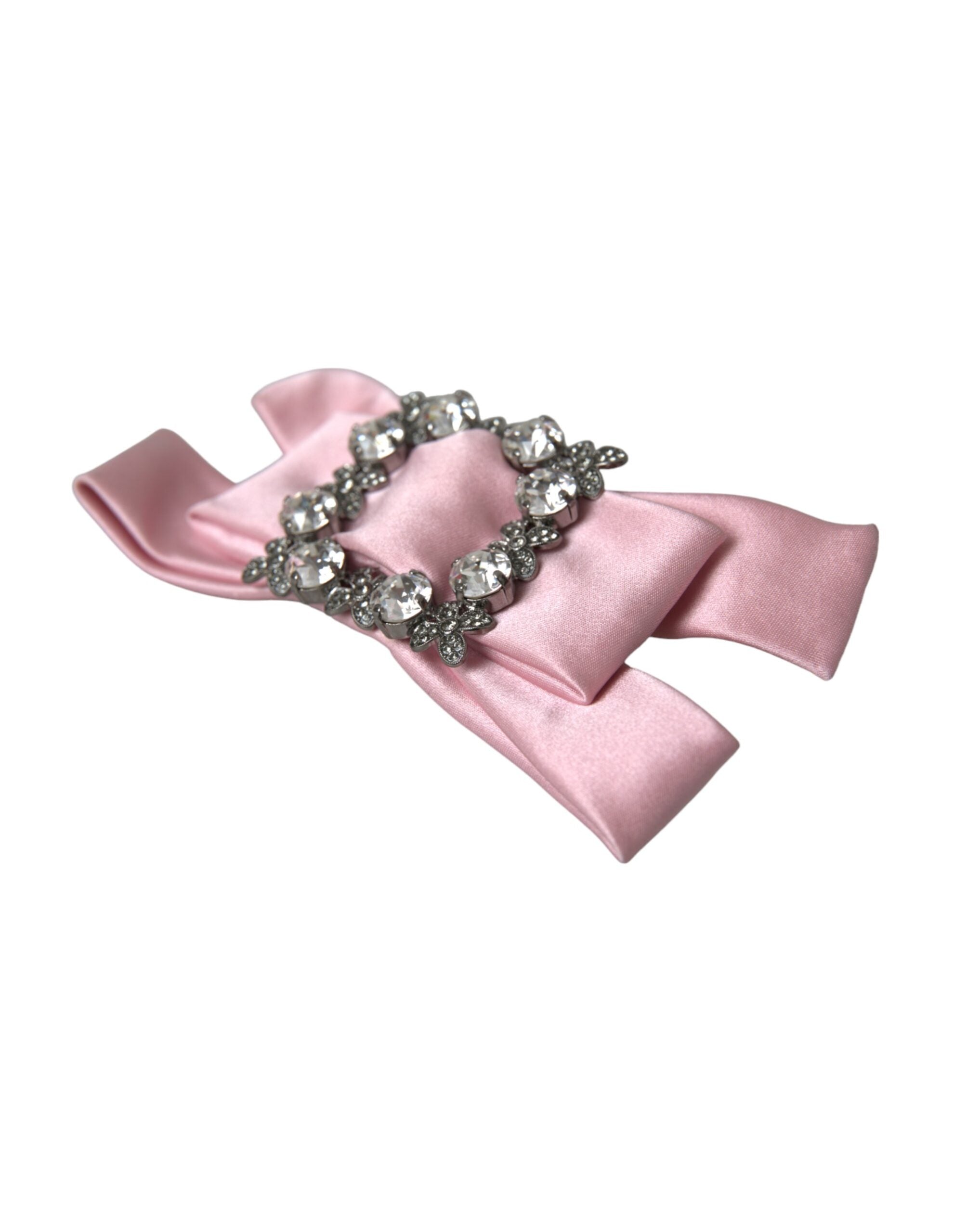 Broche Dolce & Gabbana pink satin
