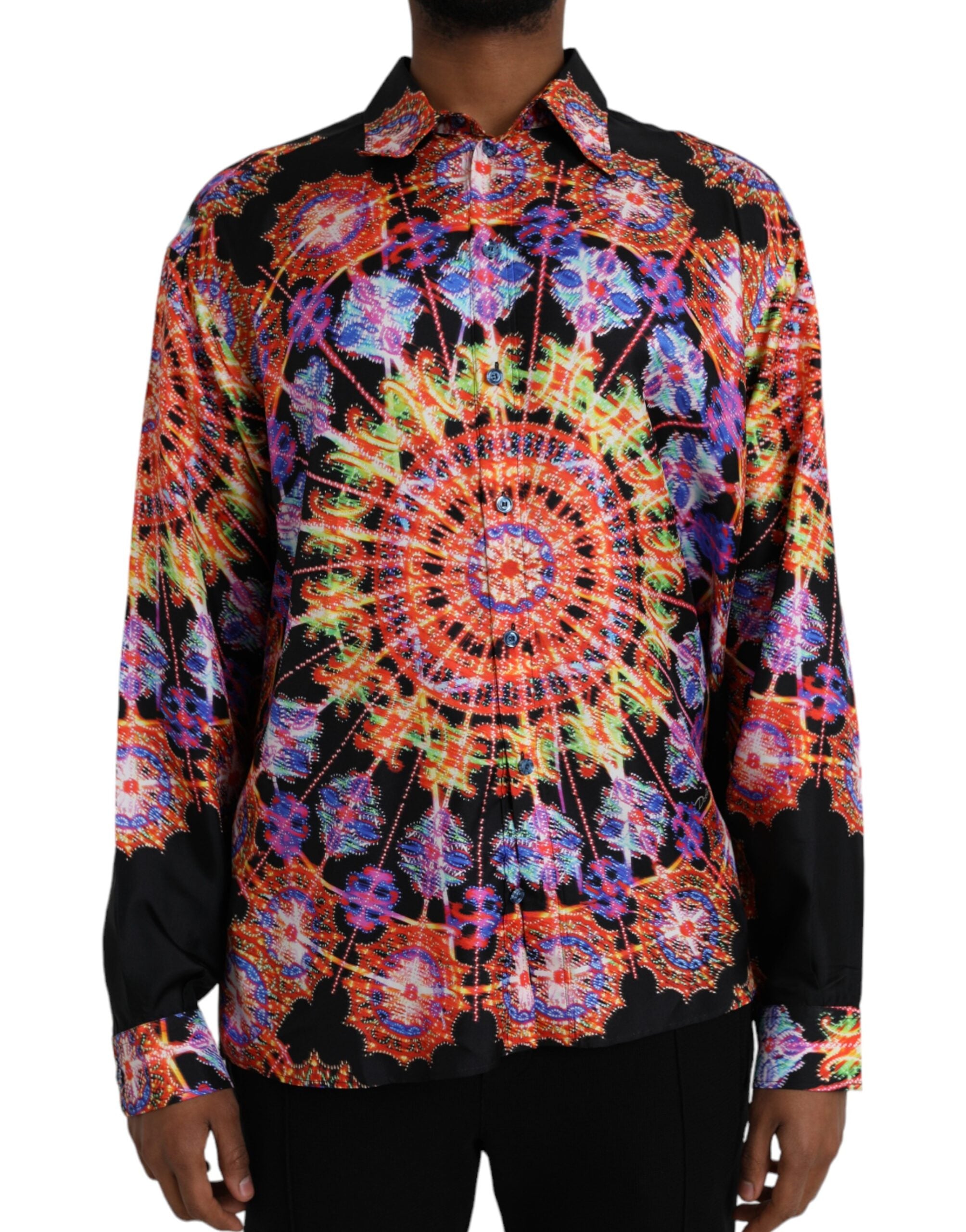 Chemise Dolce & Gabbana luminaire multicolore
