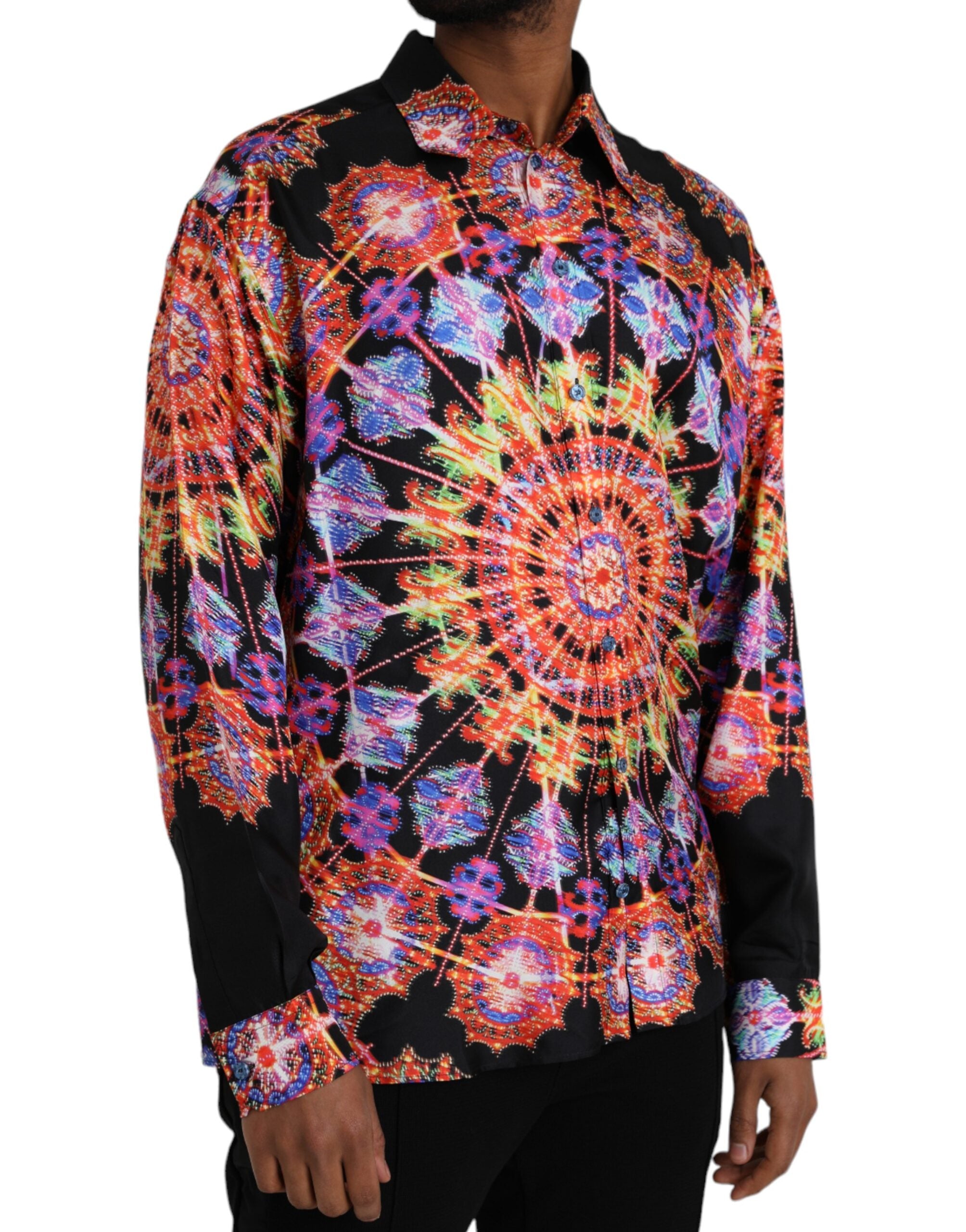 Chemise Dolce & Gabbana luminaire multicolore