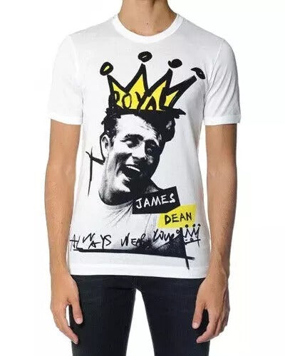 T-shirt Dolce & Gabbana James Dean blanc