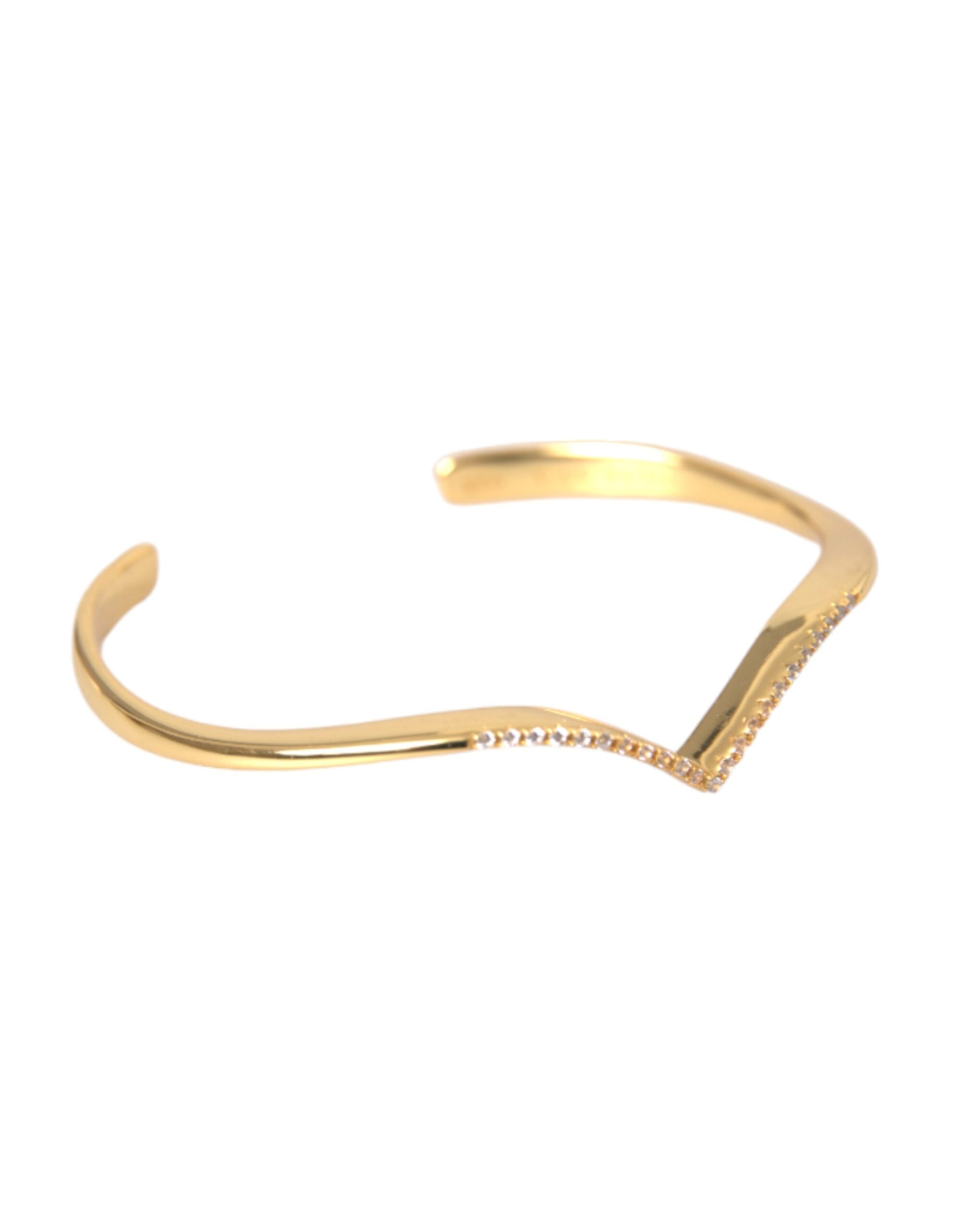 Bracelet NIALAYA Arched Wing Gold