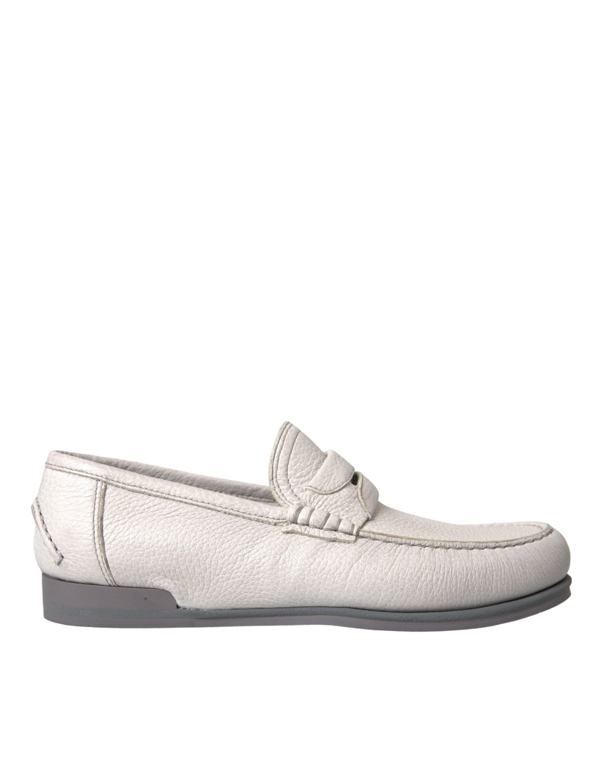 Mocassins Dolce & Gabbana blancs et gris