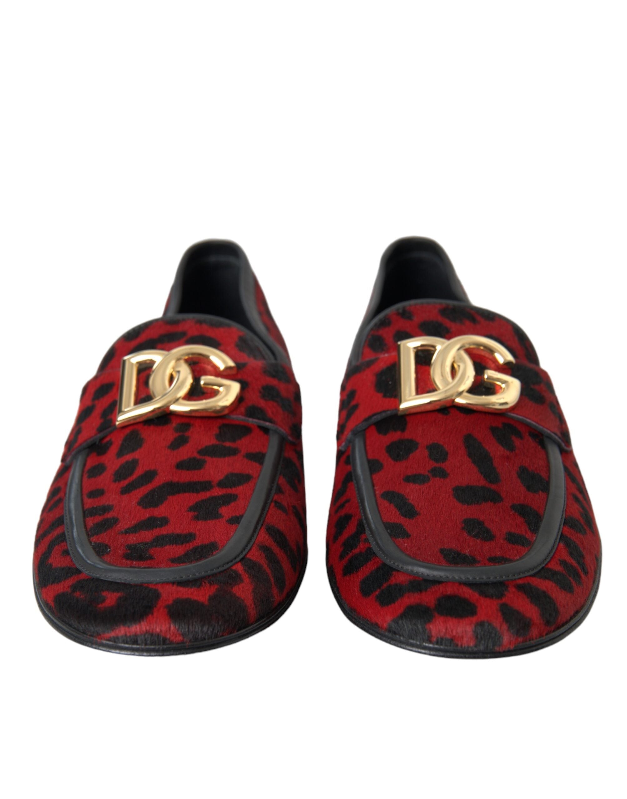 Loafers Dolce & Gabbana rouges et noirs