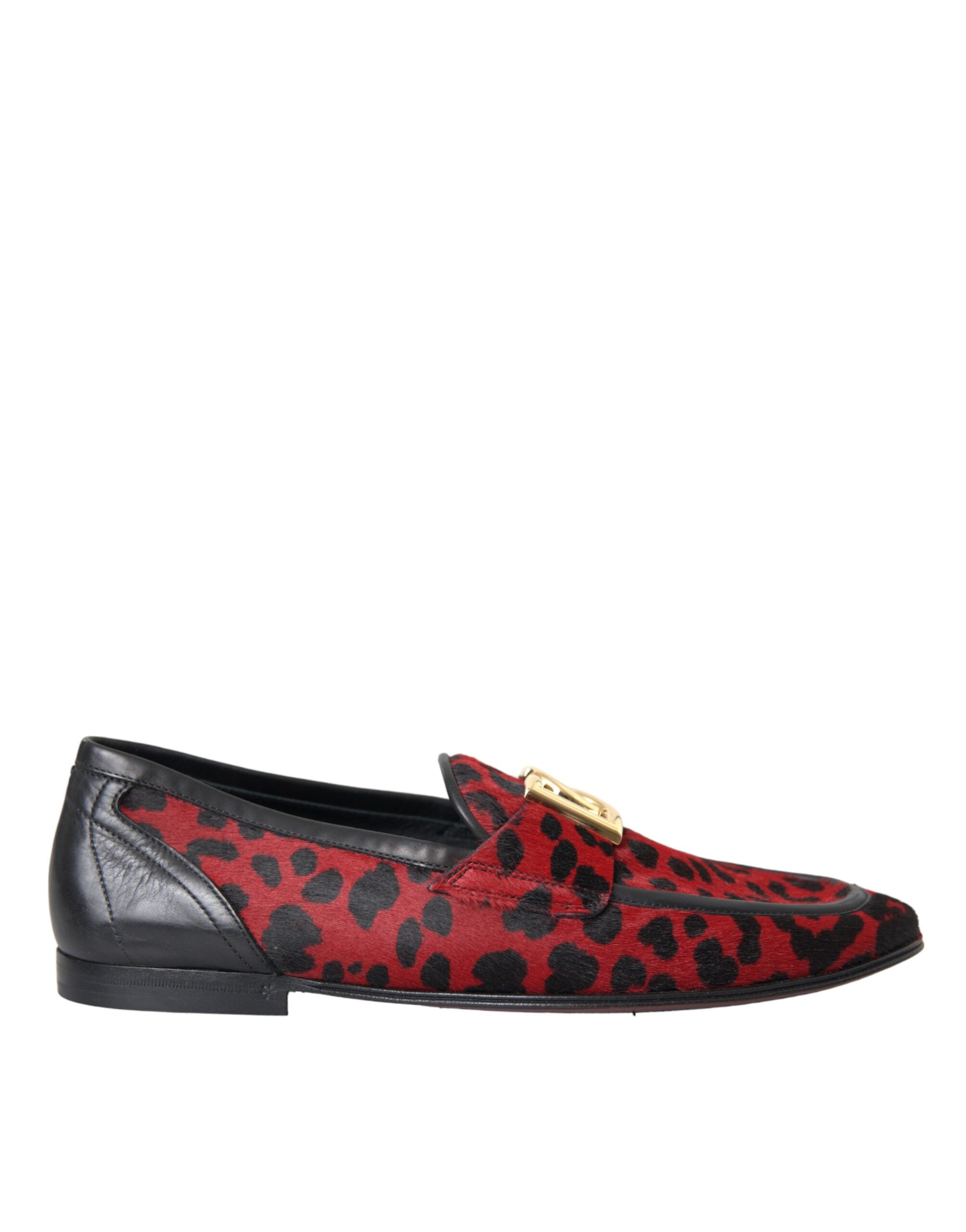Loafers Dolce & Gabbana rouges et noirs