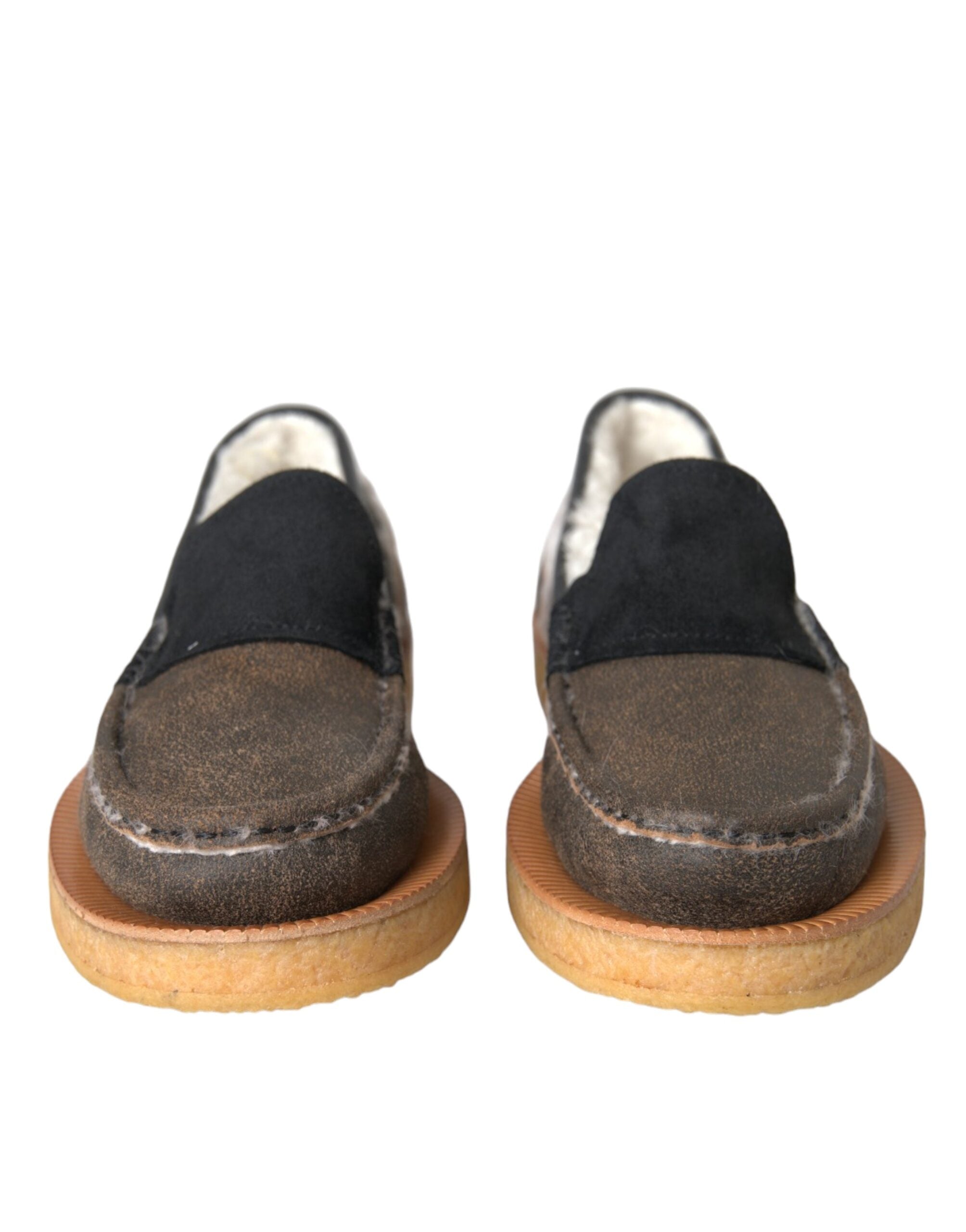 Loafers Dolce & Gabbana bruns noirs