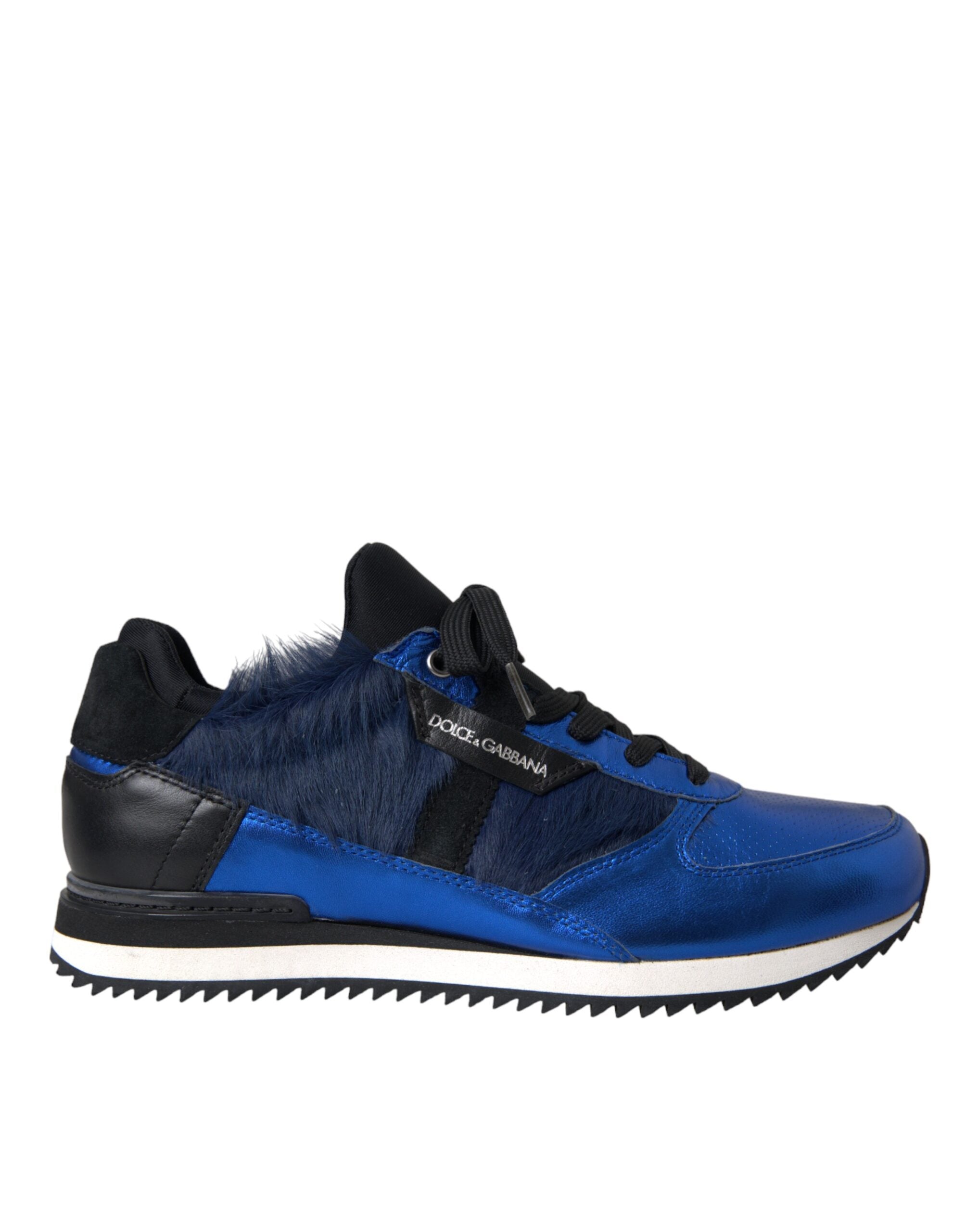 Baskets Dolce & Gabbana bleues noires