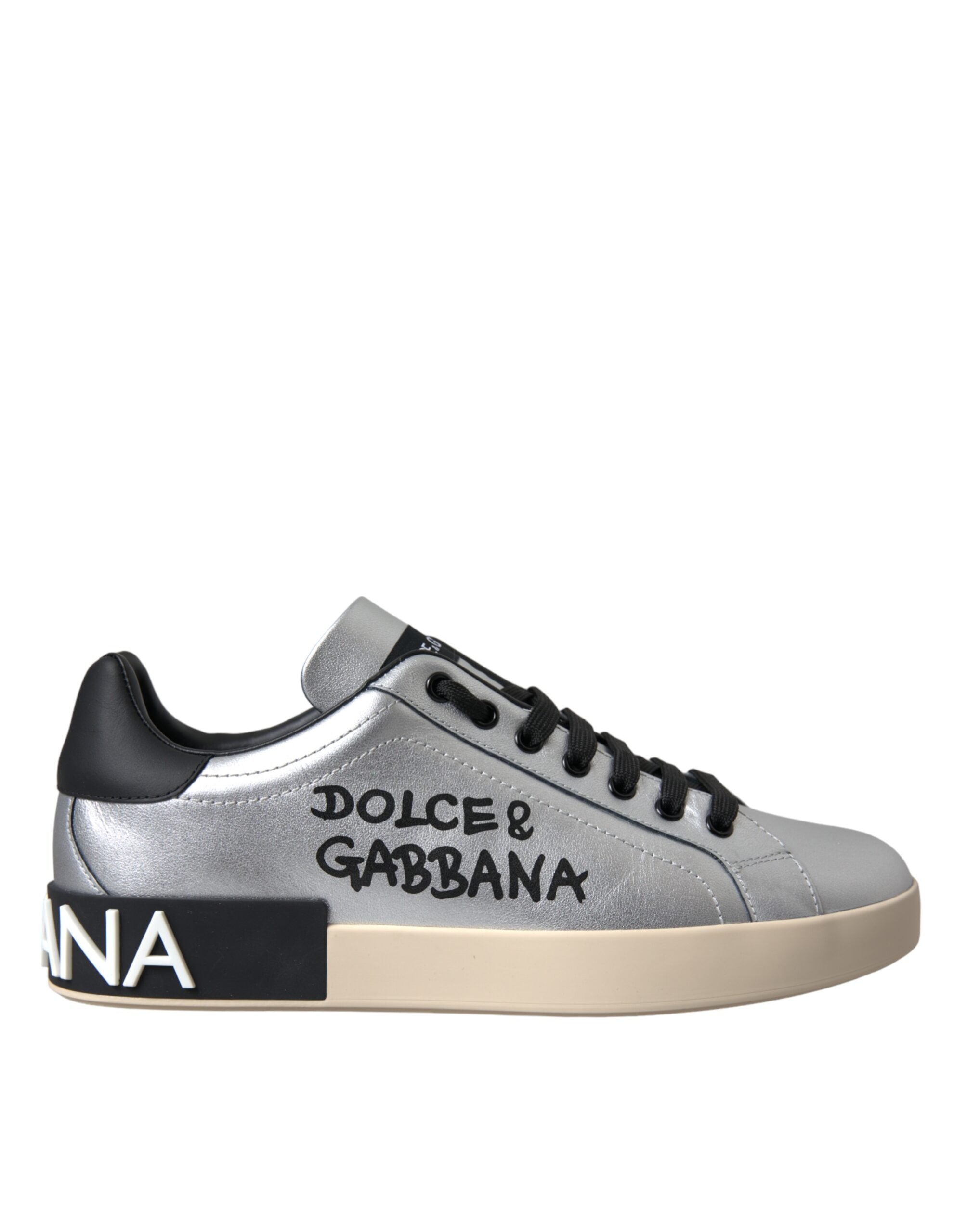 Baskets Dolce & Gabbana Portofino argentées