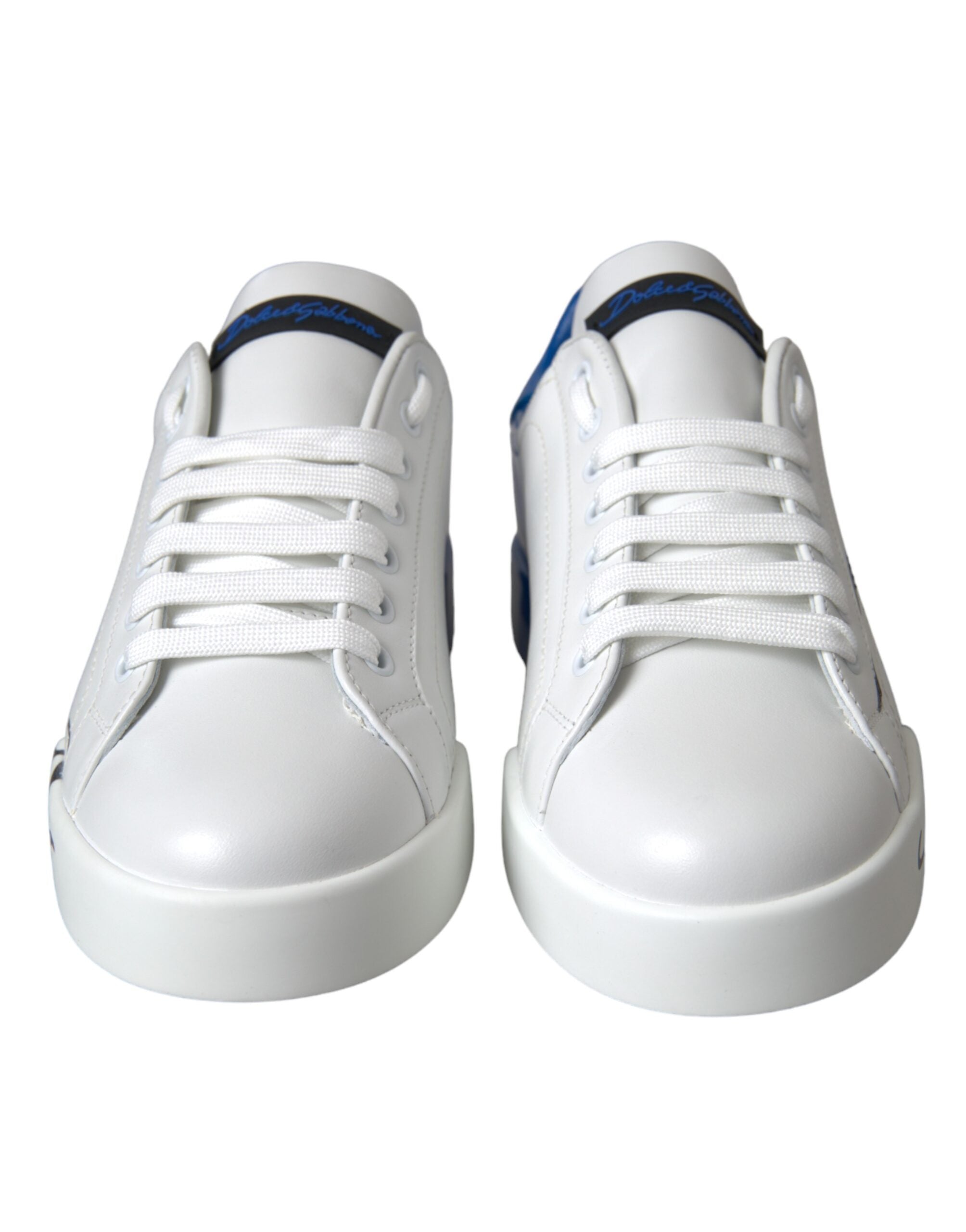 Baskets Dolce & Gabbana Portofino blanches et bleues
