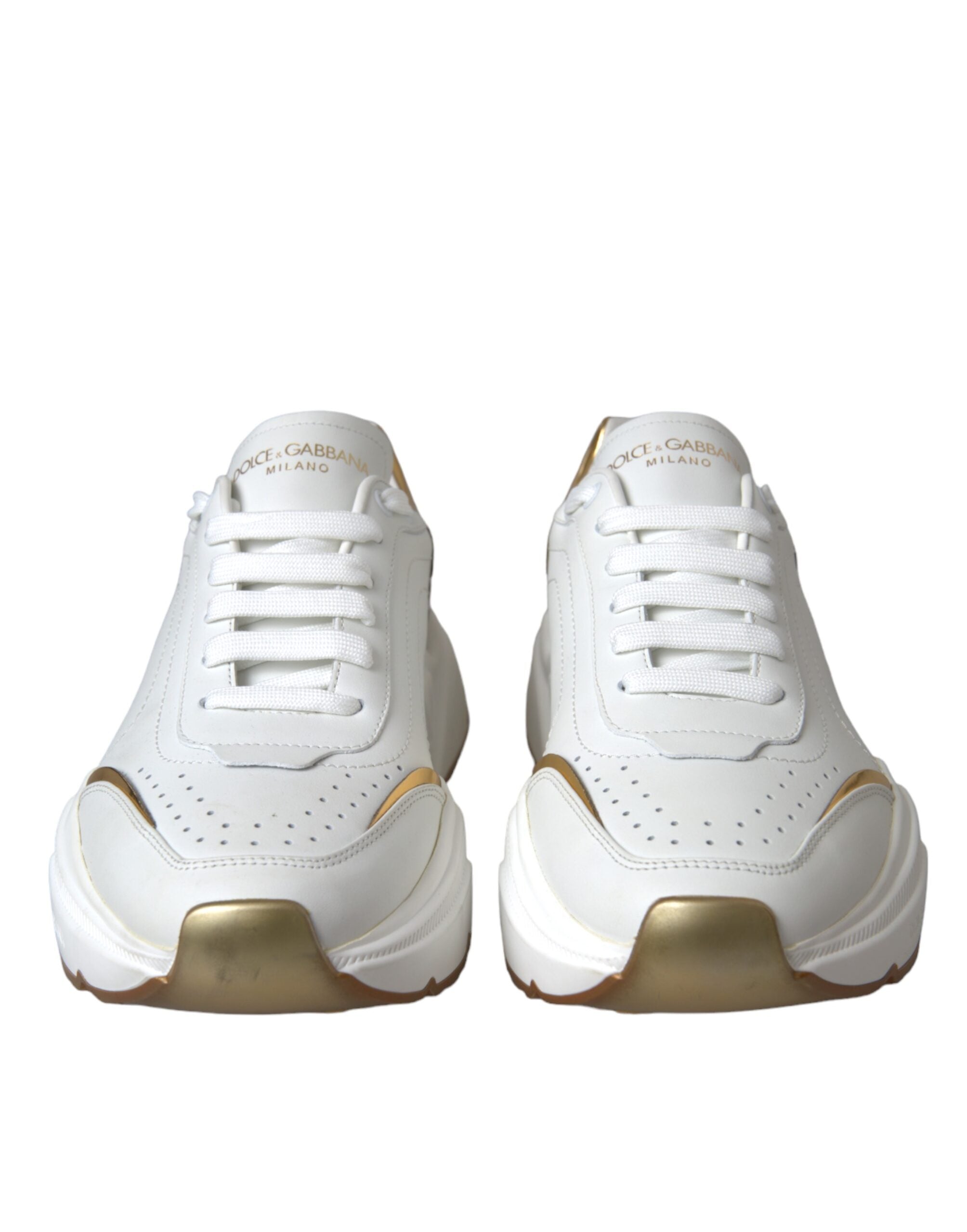 Baskets Dolce & Gabbana DAYMASTER blanches et dorées
