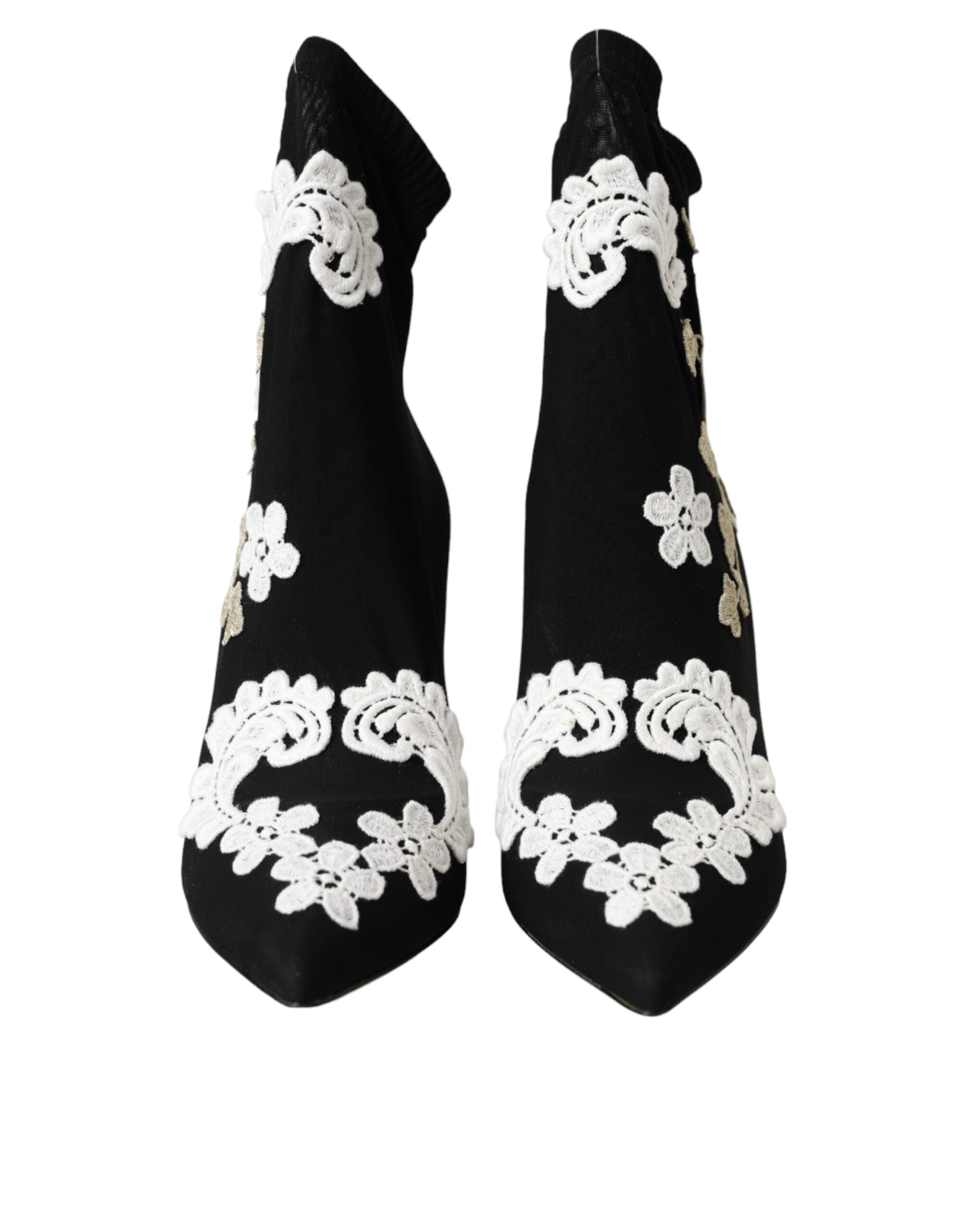 Bottines Dolce & Gabbana noires blanches