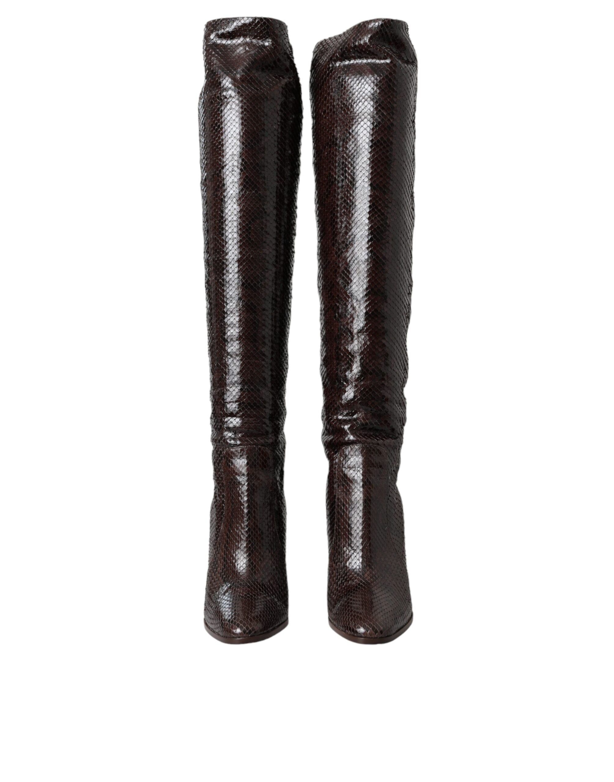 Bottines Dolce & Gabbana marron