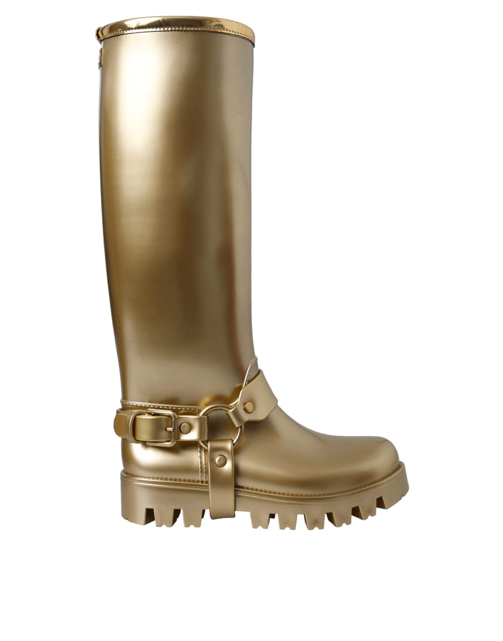 Bottines Dolce & Gabbana dorées