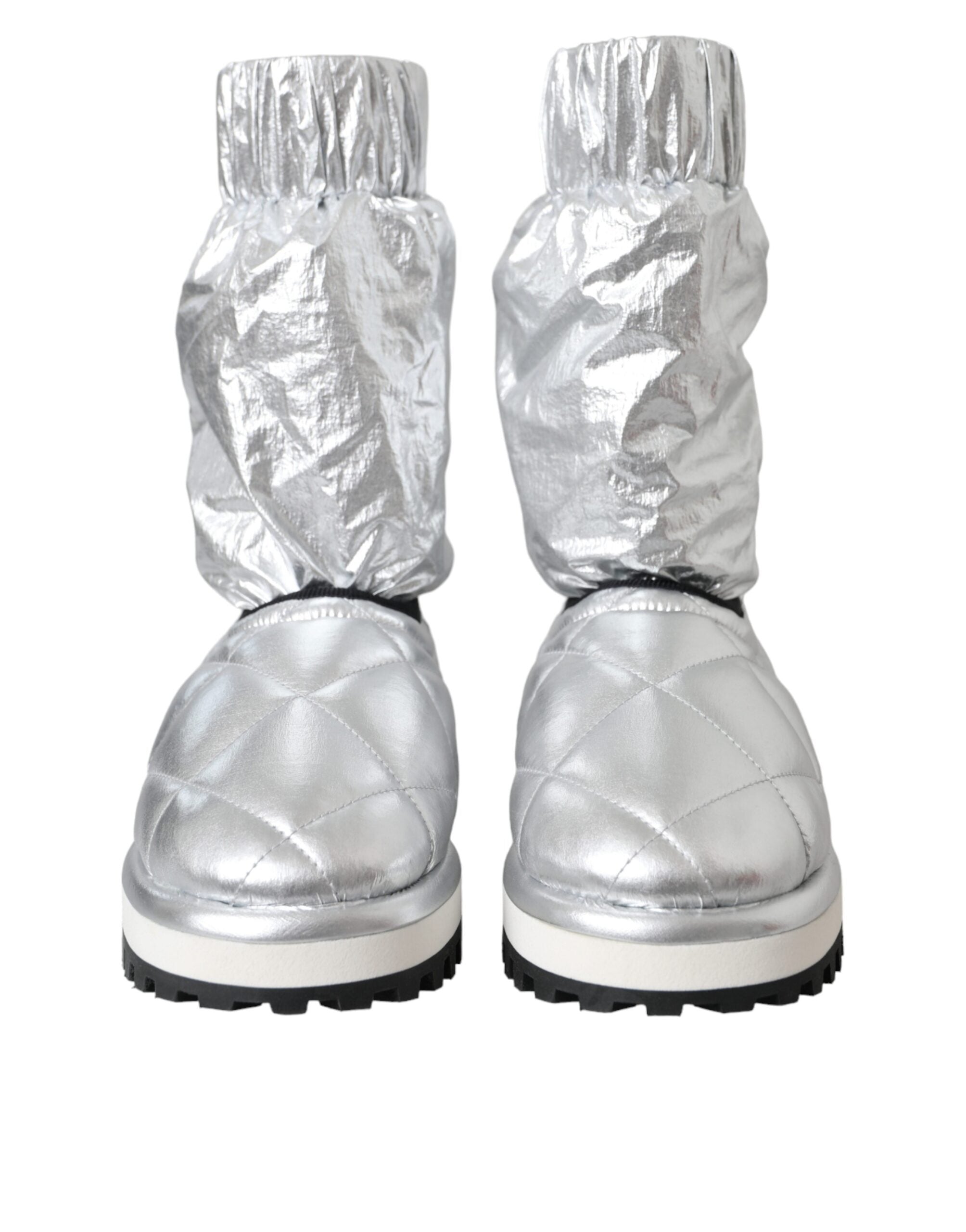 Bottines Dolce & Gabbana argentées