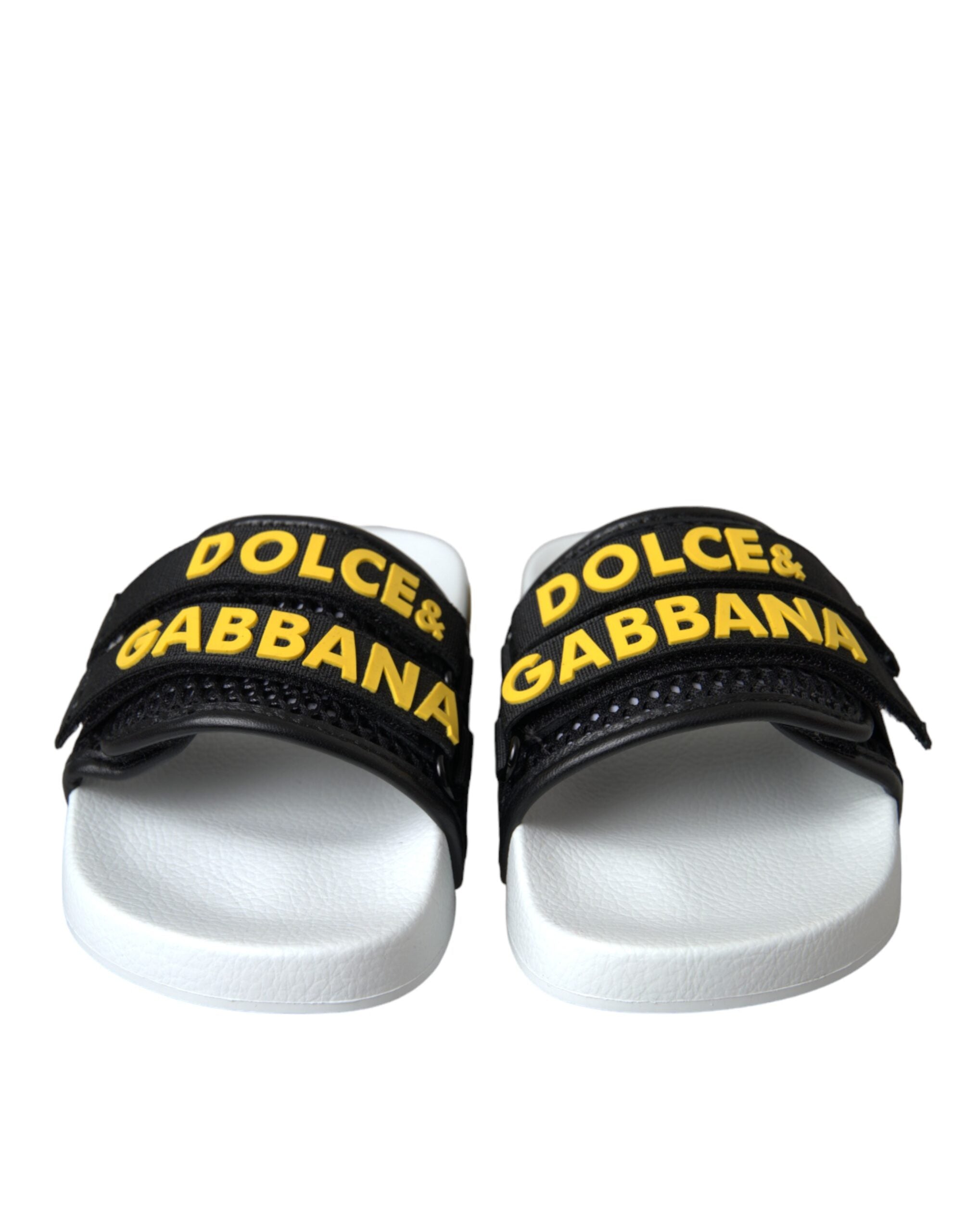 Sandales Dolce & Gabbana blanches et noires