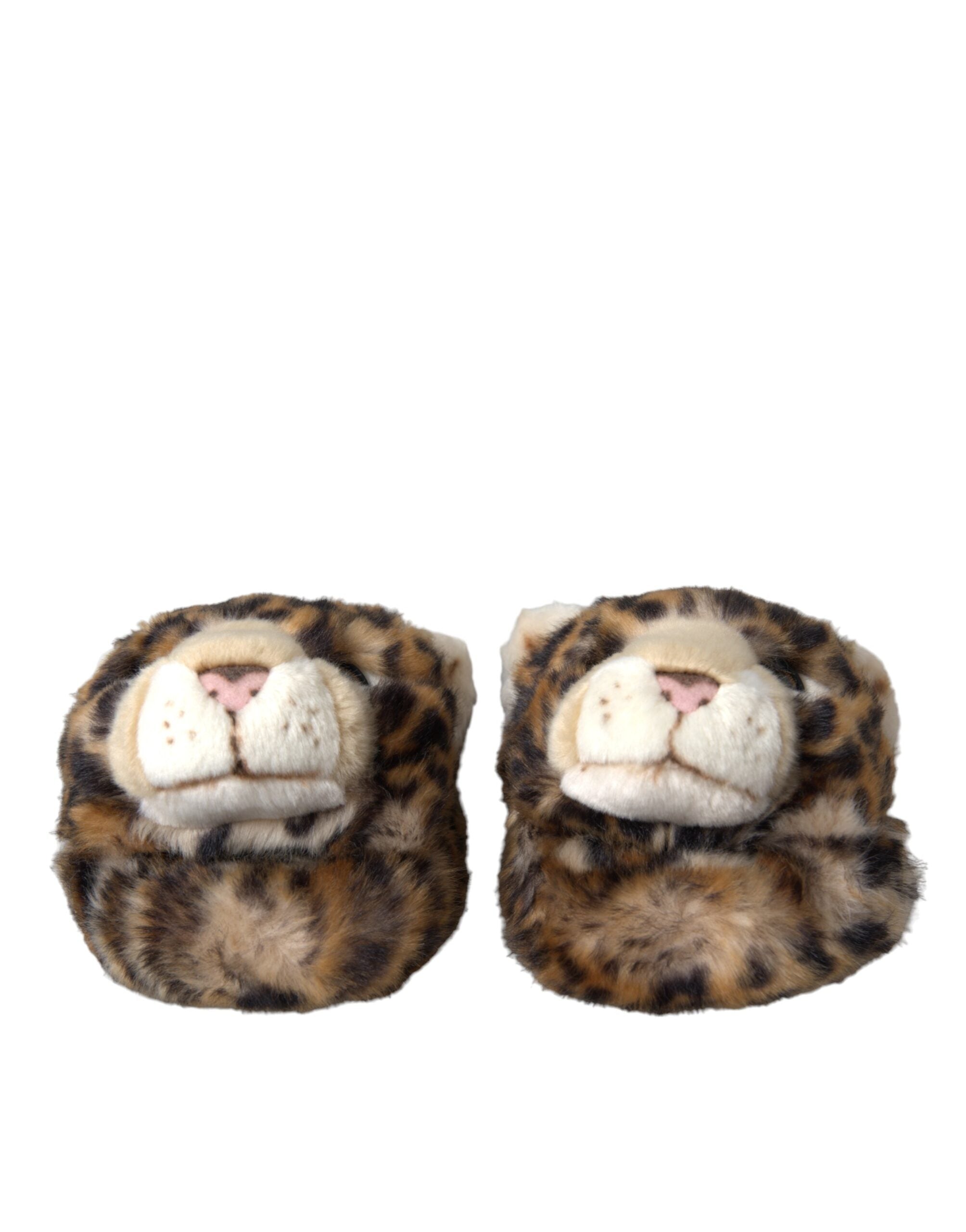 Sandales Dolce & Gabbana marron tigre
