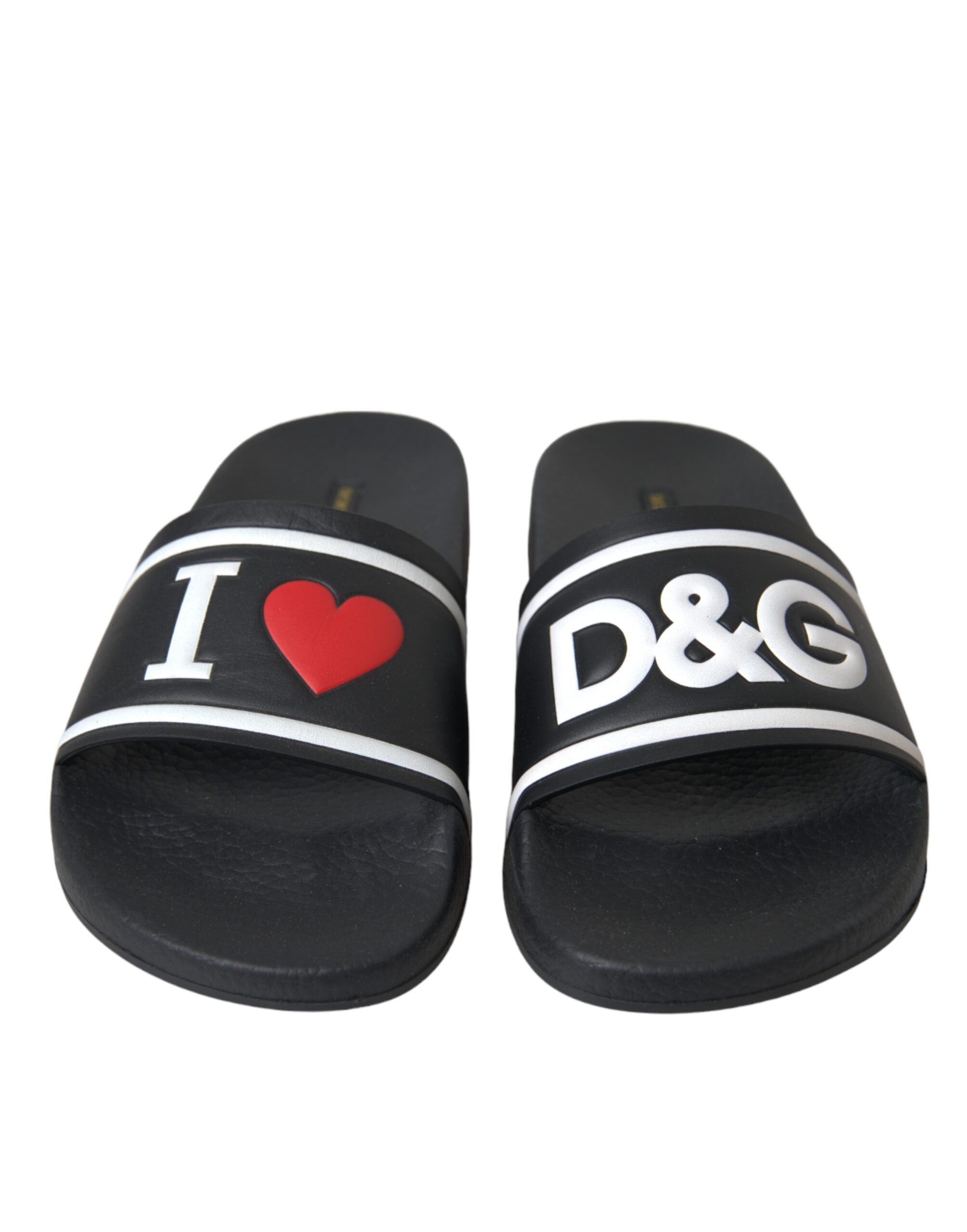 Sandales Dolce & Gabbana I Love D&G noires