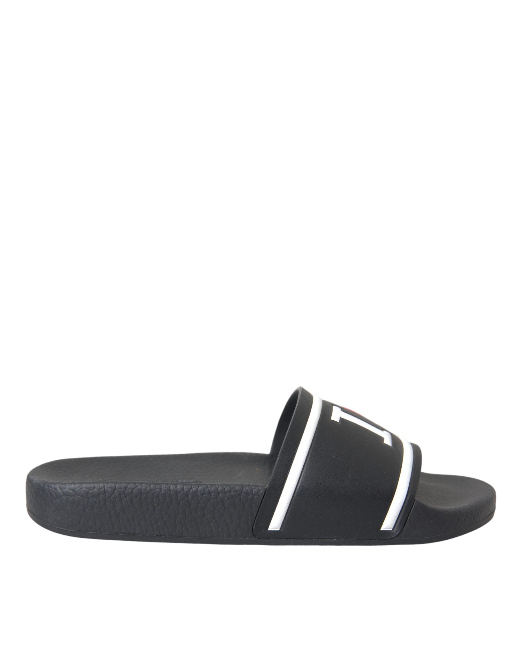Sandales Dolce & Gabbana I Love D&G noires