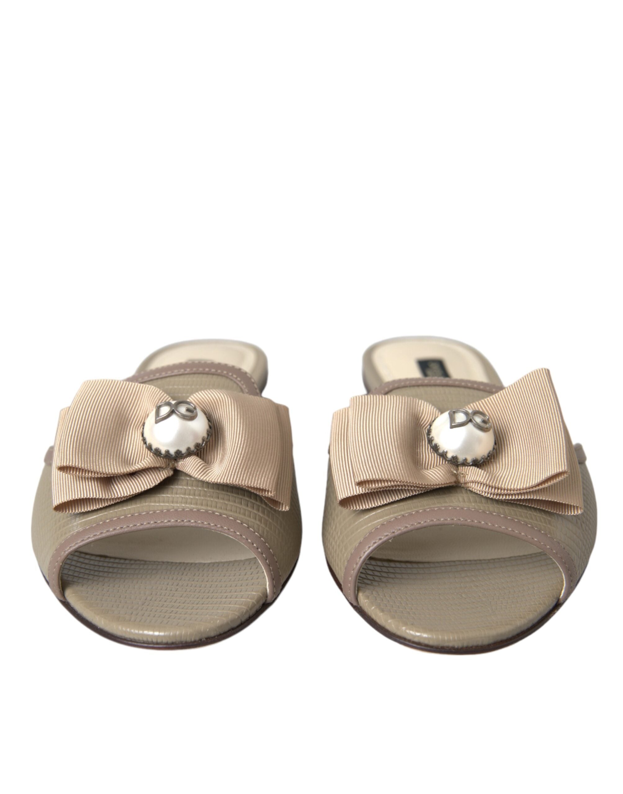 Sandales Dolce & Gabbana beiges