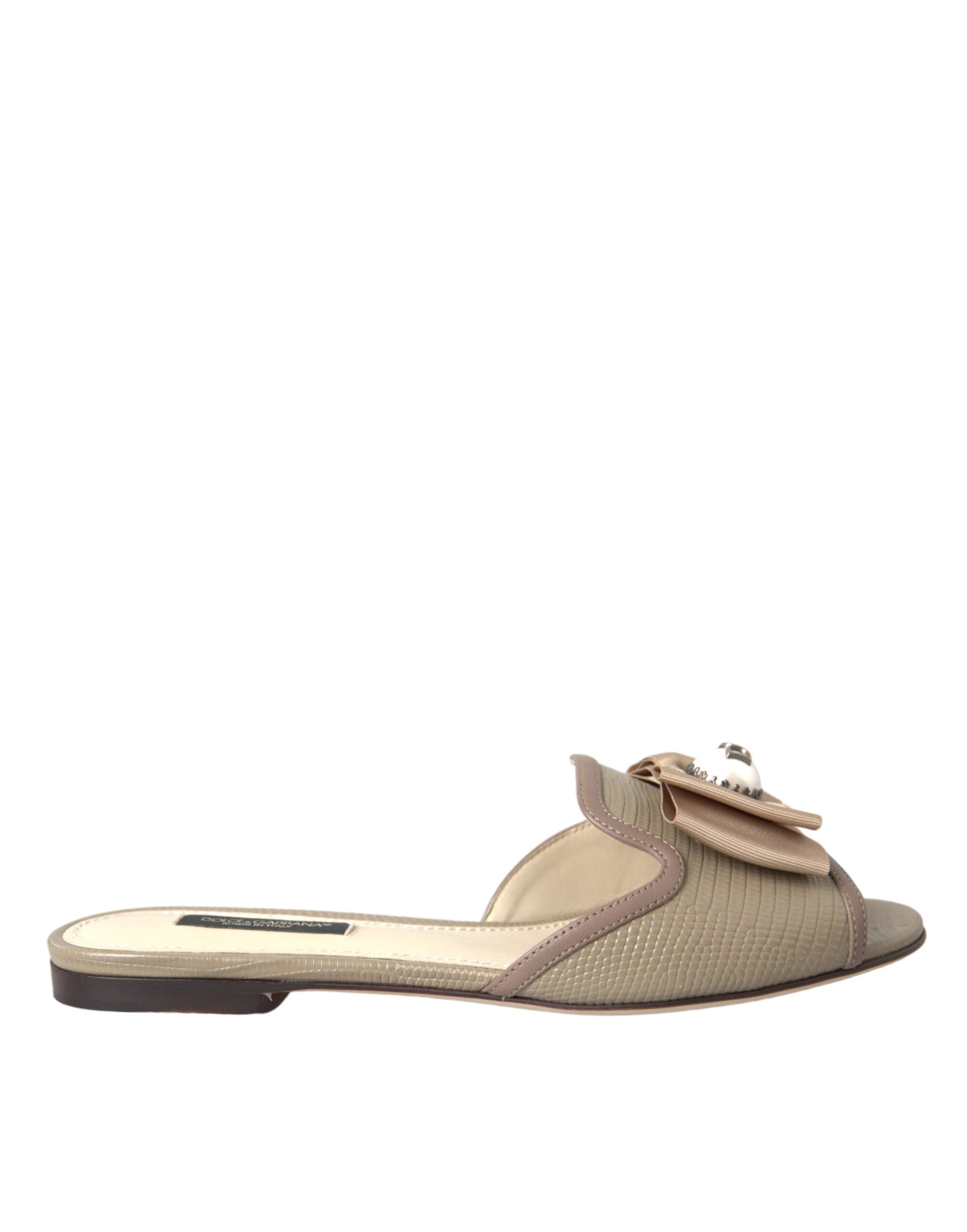 Sandales Dolce & Gabbana beiges