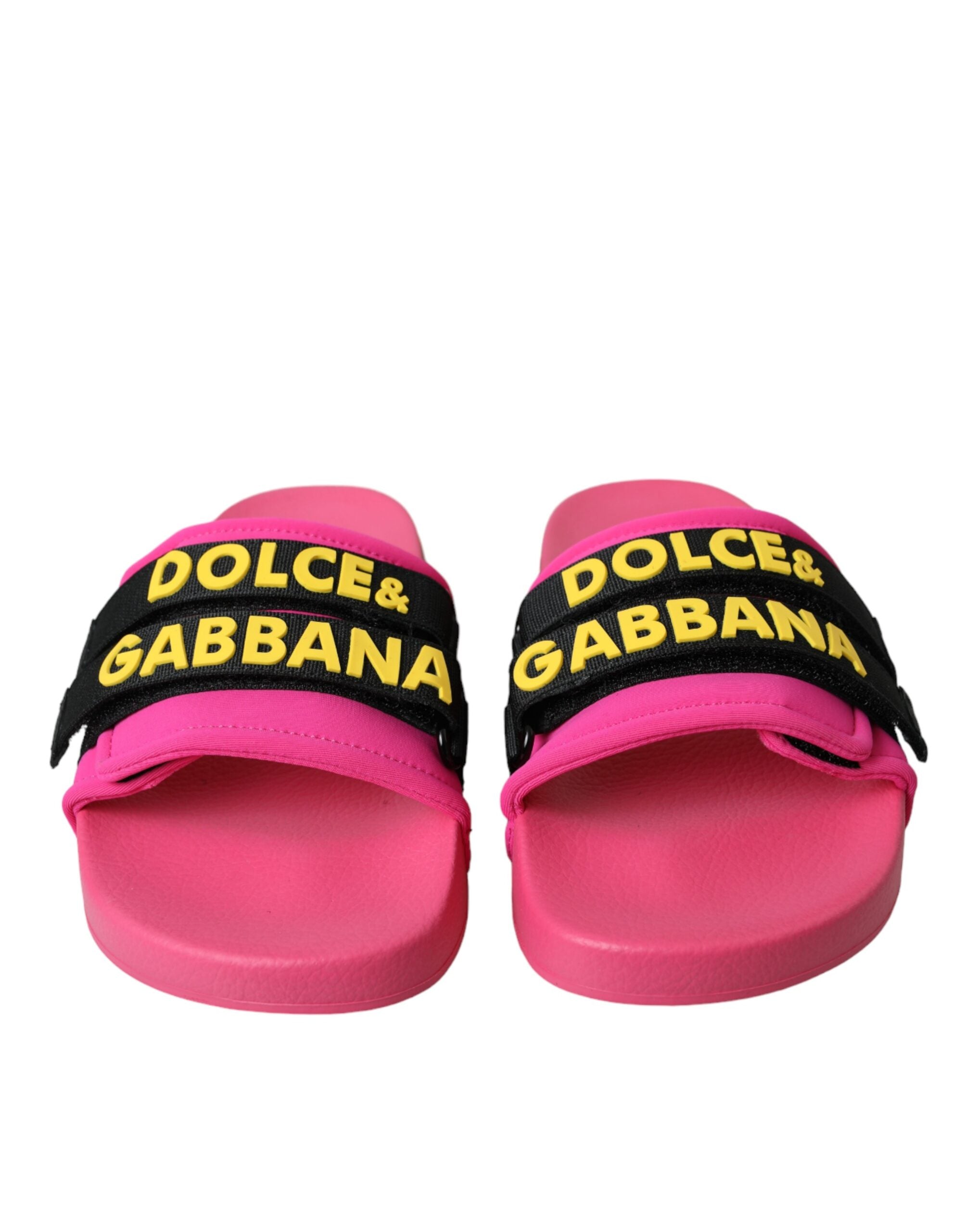 Sandales Dolce & Gabbana noires roses