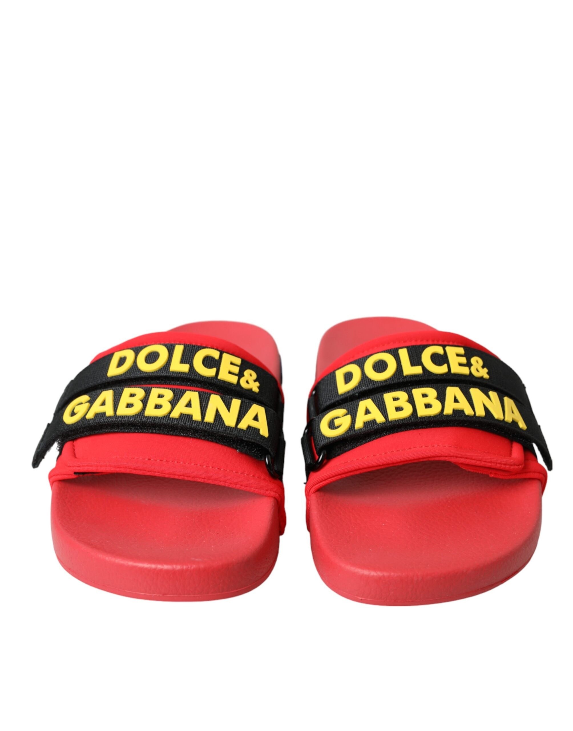 Sandales Dolce & Gabbana rouges et noires