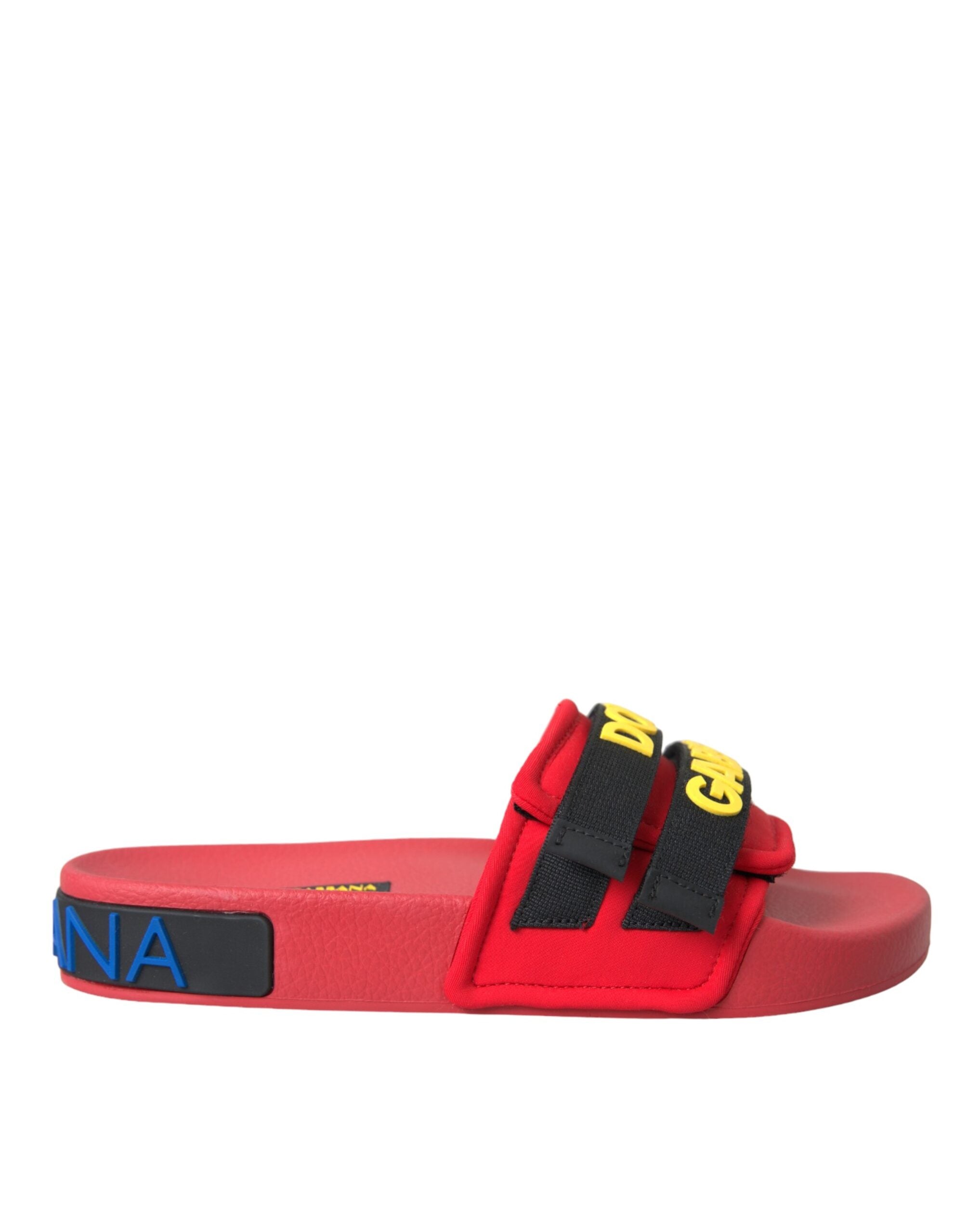 Sandales Dolce & Gabbana rouges et noires